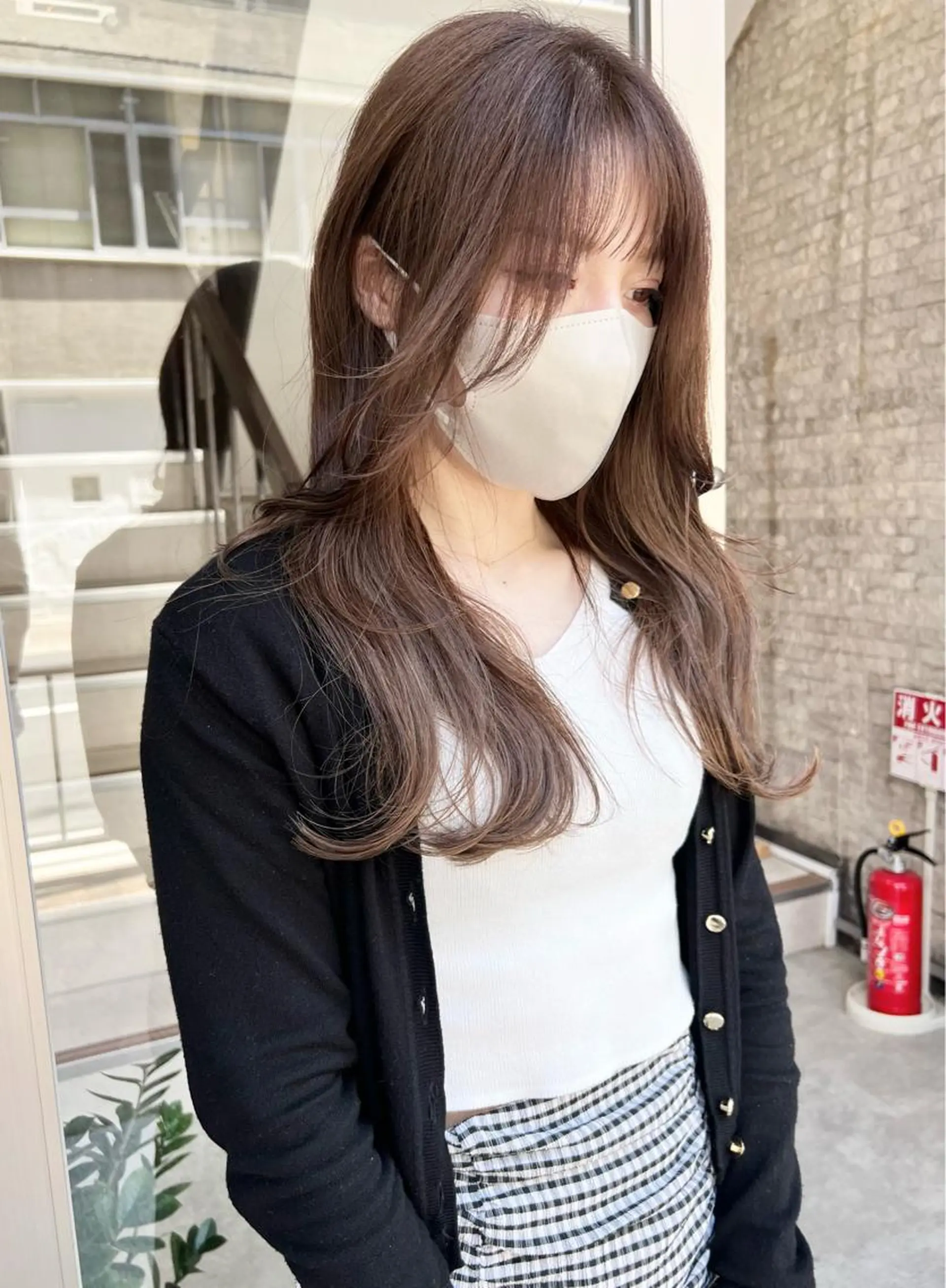 ロング カラー カット ヘアカラー トリートメント 樫原裕二 /柔らかいカラーのヘアスタイル