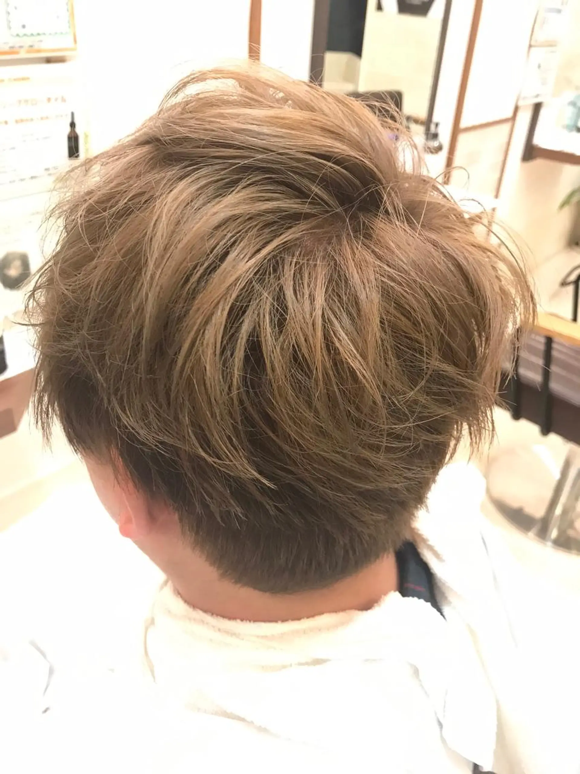 カラー メンズ カット 柿沼  洸太のヘアスタイル