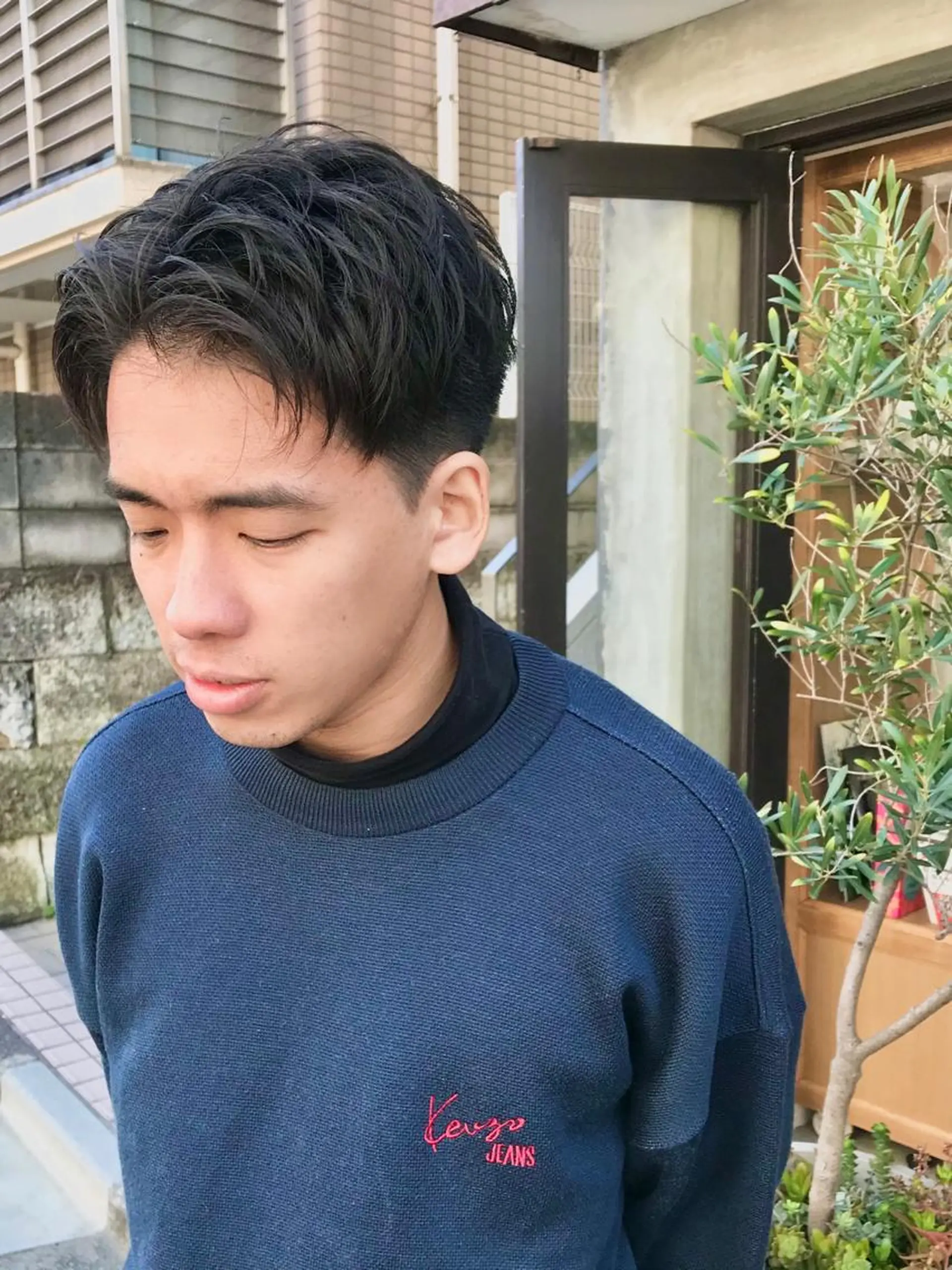 ショート メンズ カット 木村陸弥 似合わせ 透明感カラー🌿のヘアスタイル