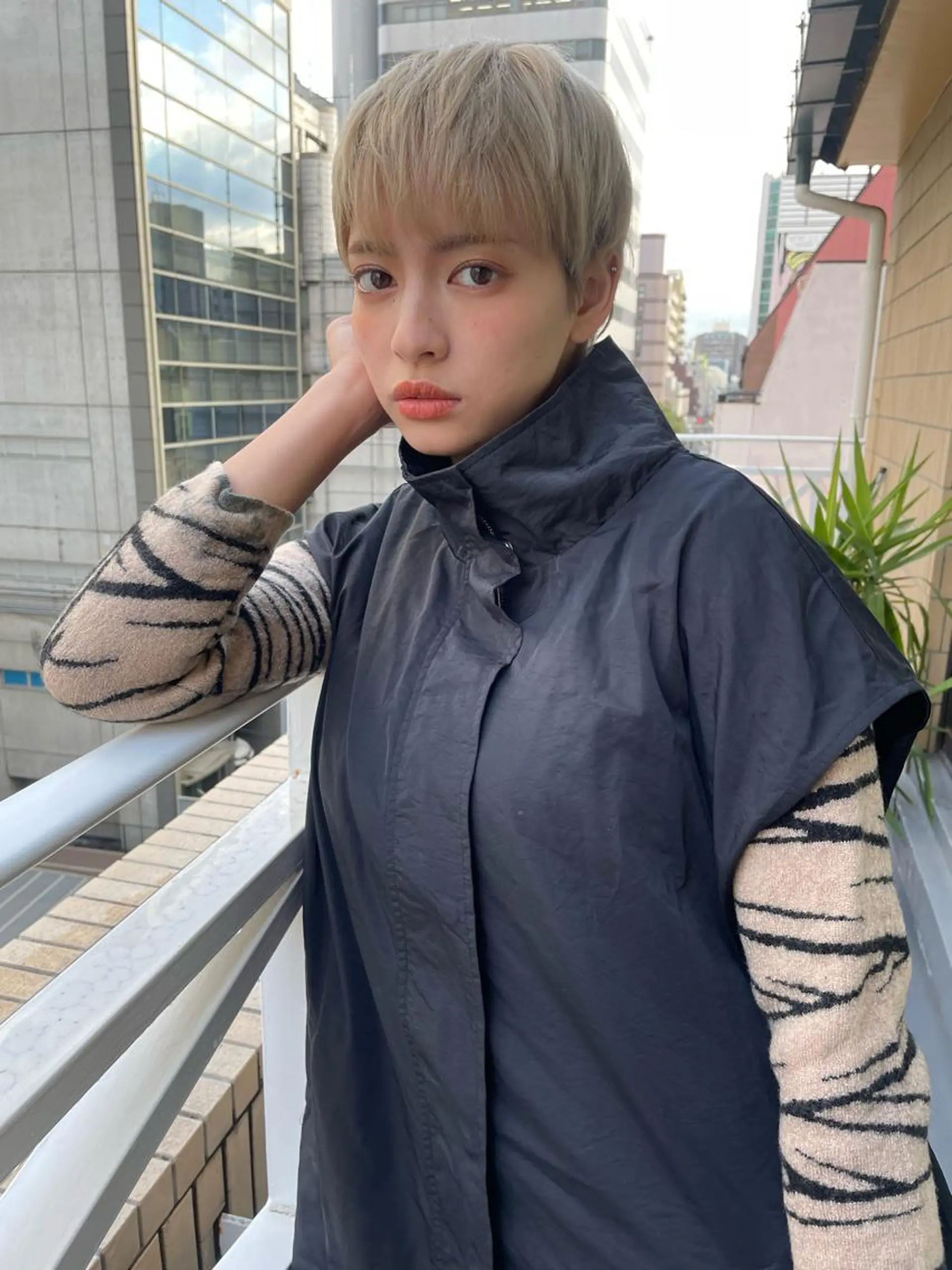 ショート カラー カット ヘアカラー トリートメント ショート/ボブ専門 宮脇美奈/南船場のヘアスタイル