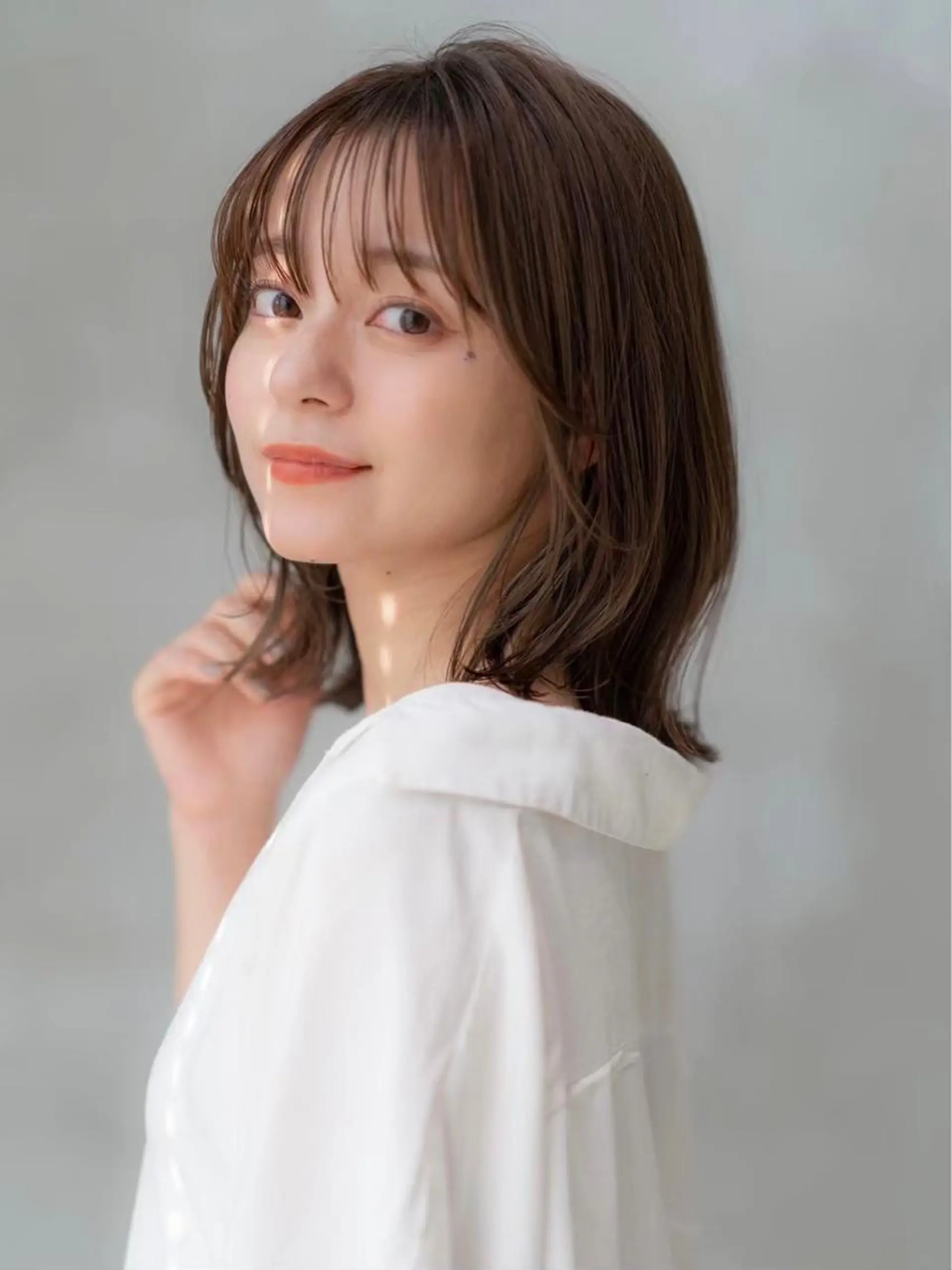 ミディアム カラー カット トリートメント ヘアセット 韓国レイヤー🇰🇷 韓国研修◎渋谷カイトのヘアスタイル