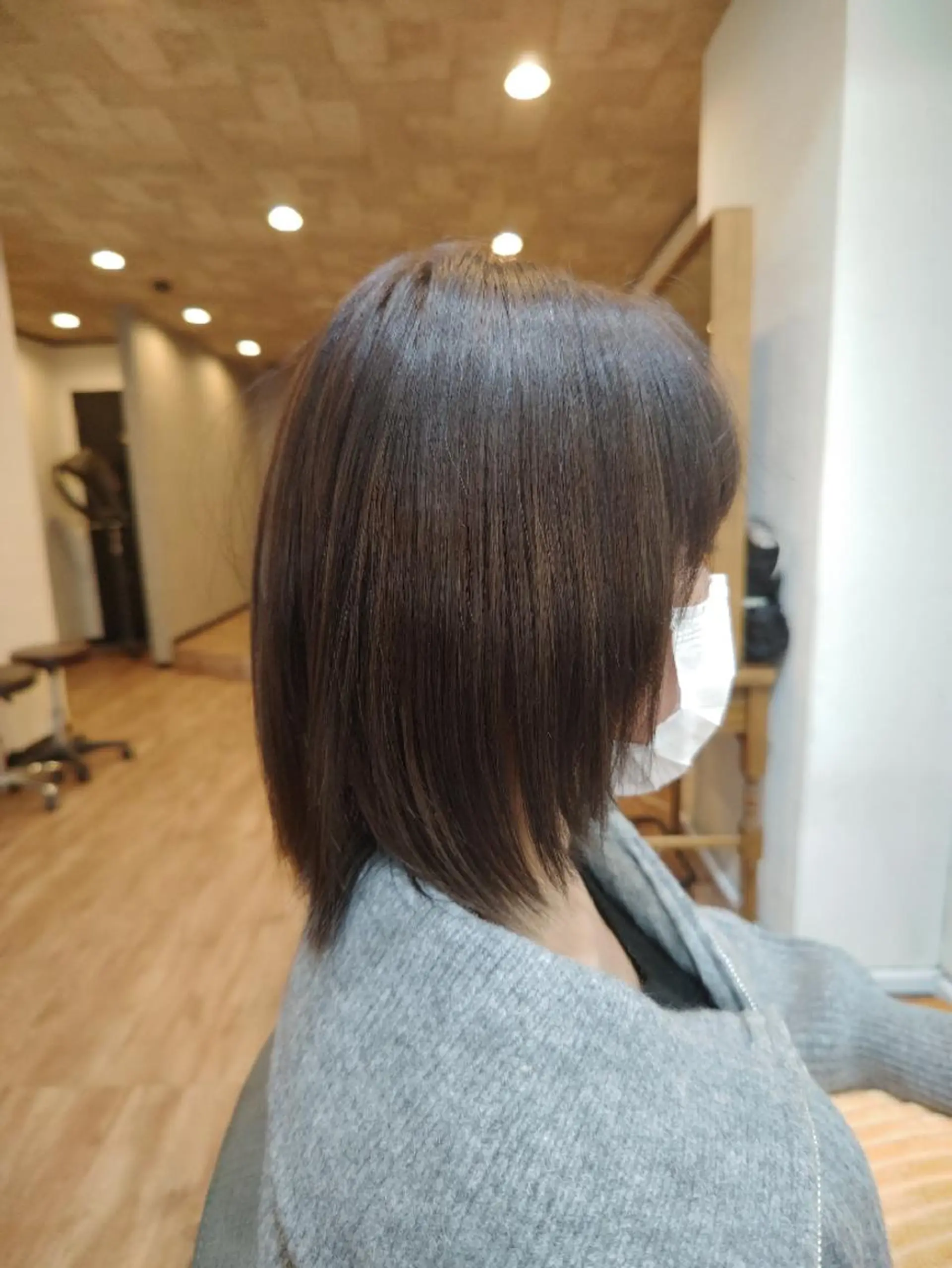 ミディアム 鶴田 連のヘアスタイル