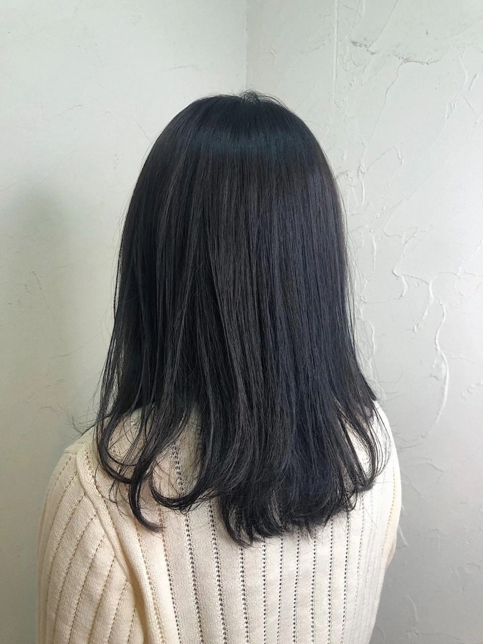 セミロング カラー 久力琴音''透明感 カラー''アレンジのヘアスタイル