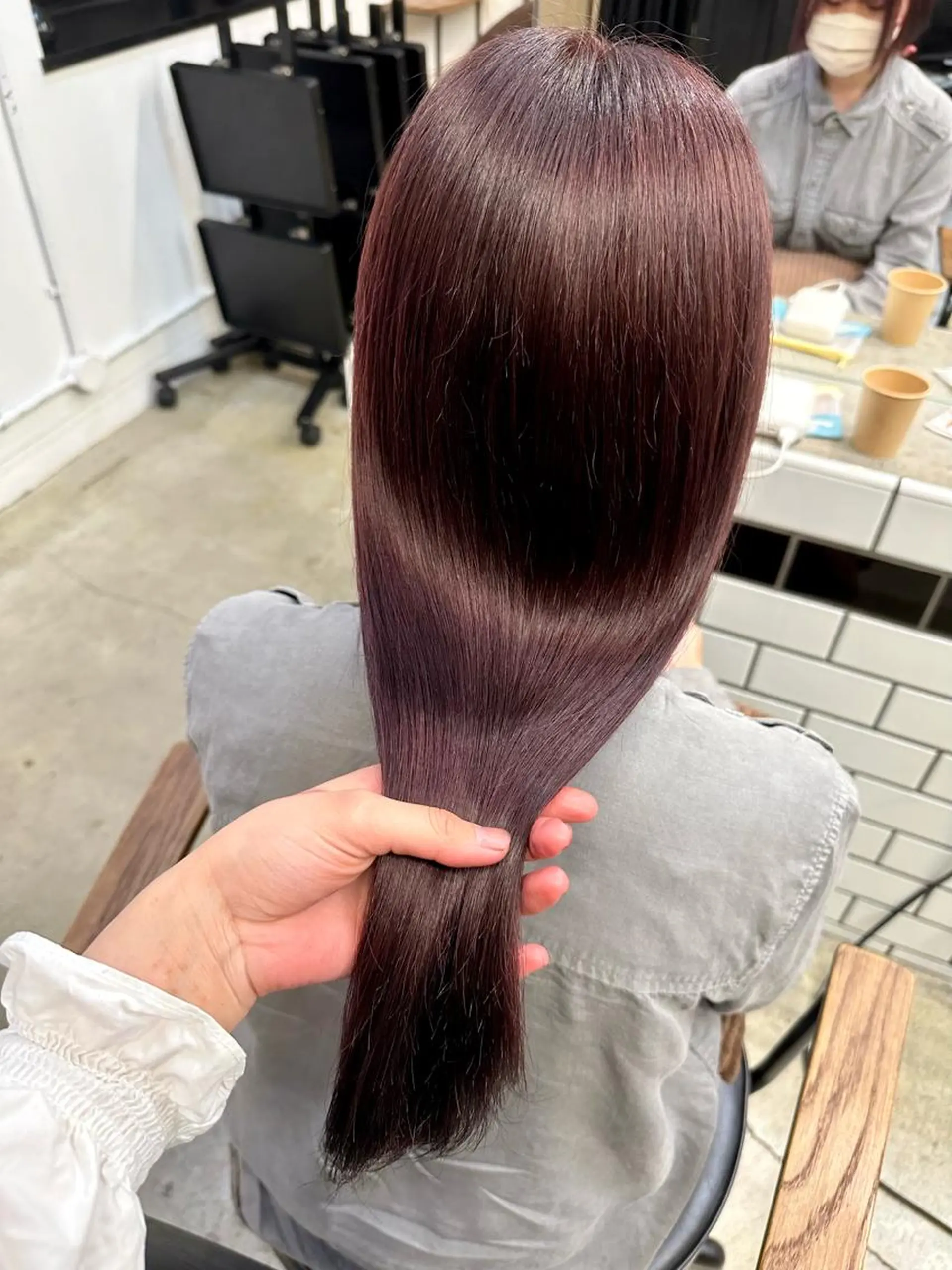 セミロング カラー ヘアアレンジ ヘアカラー トリートメント 暖色💖ツヤ髪💖 masae🌼のヘアスタイル