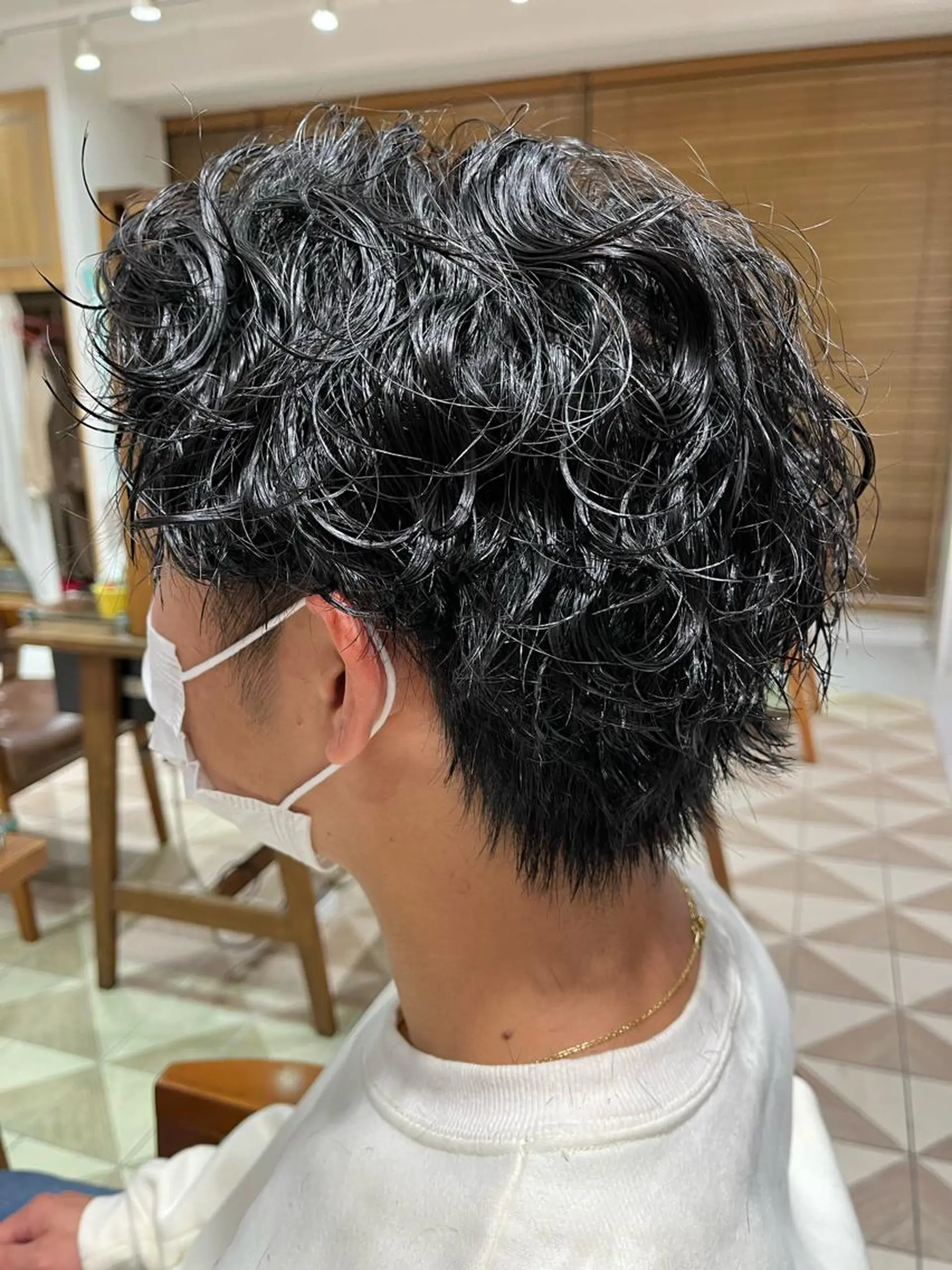 メンズ カット パーマ 鬼松沙弥 ❤︎メンズパーマのヘアスタイル