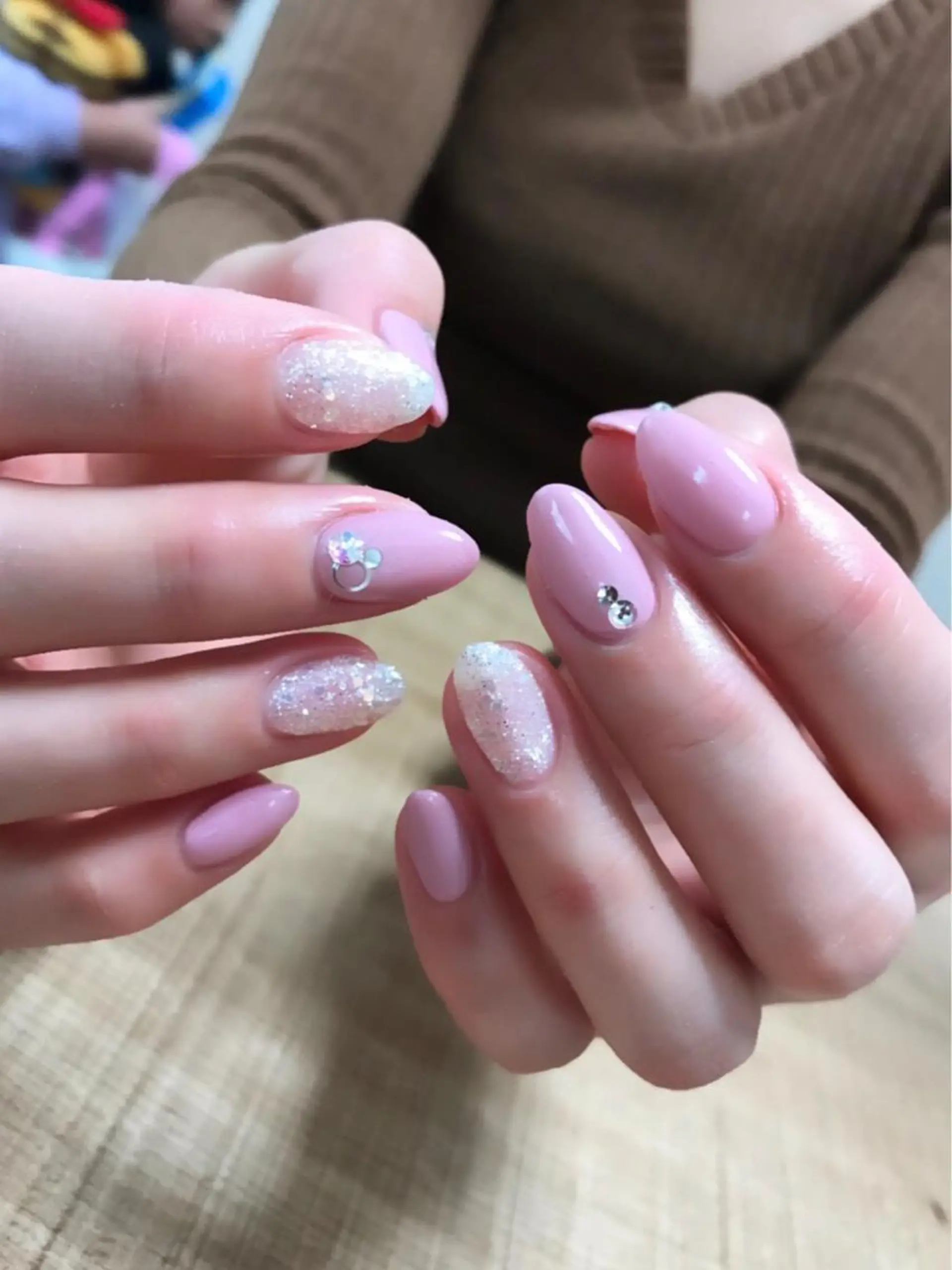 ネイル シンプルネイル ツメトマツゲ .のネイルデザイン