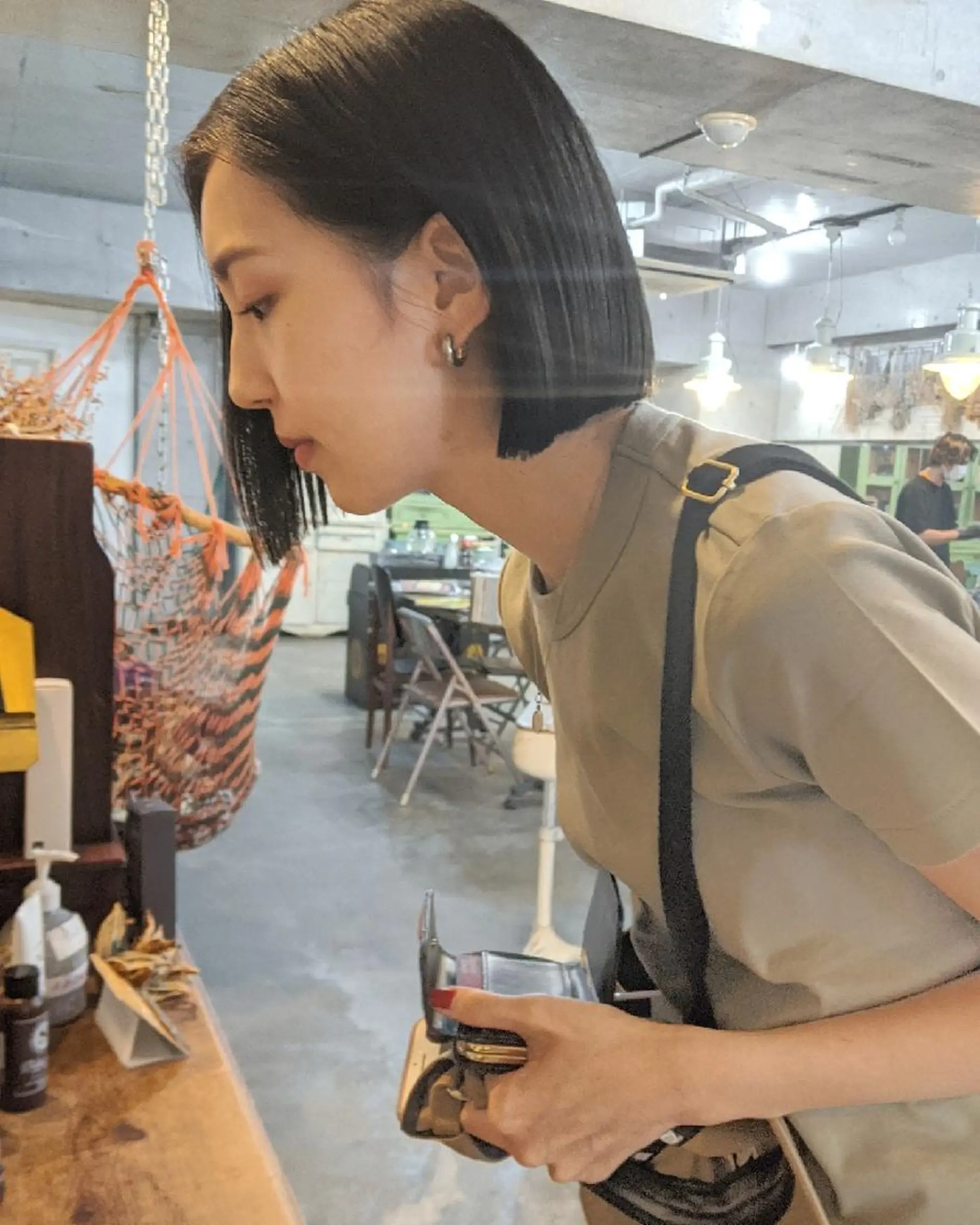 ショート カラー ヘアアレンジ カット ヘアカラー トリートメント 南堀江 möwen ( メーヴェ )所属・mowen RUIのヘアスタイル