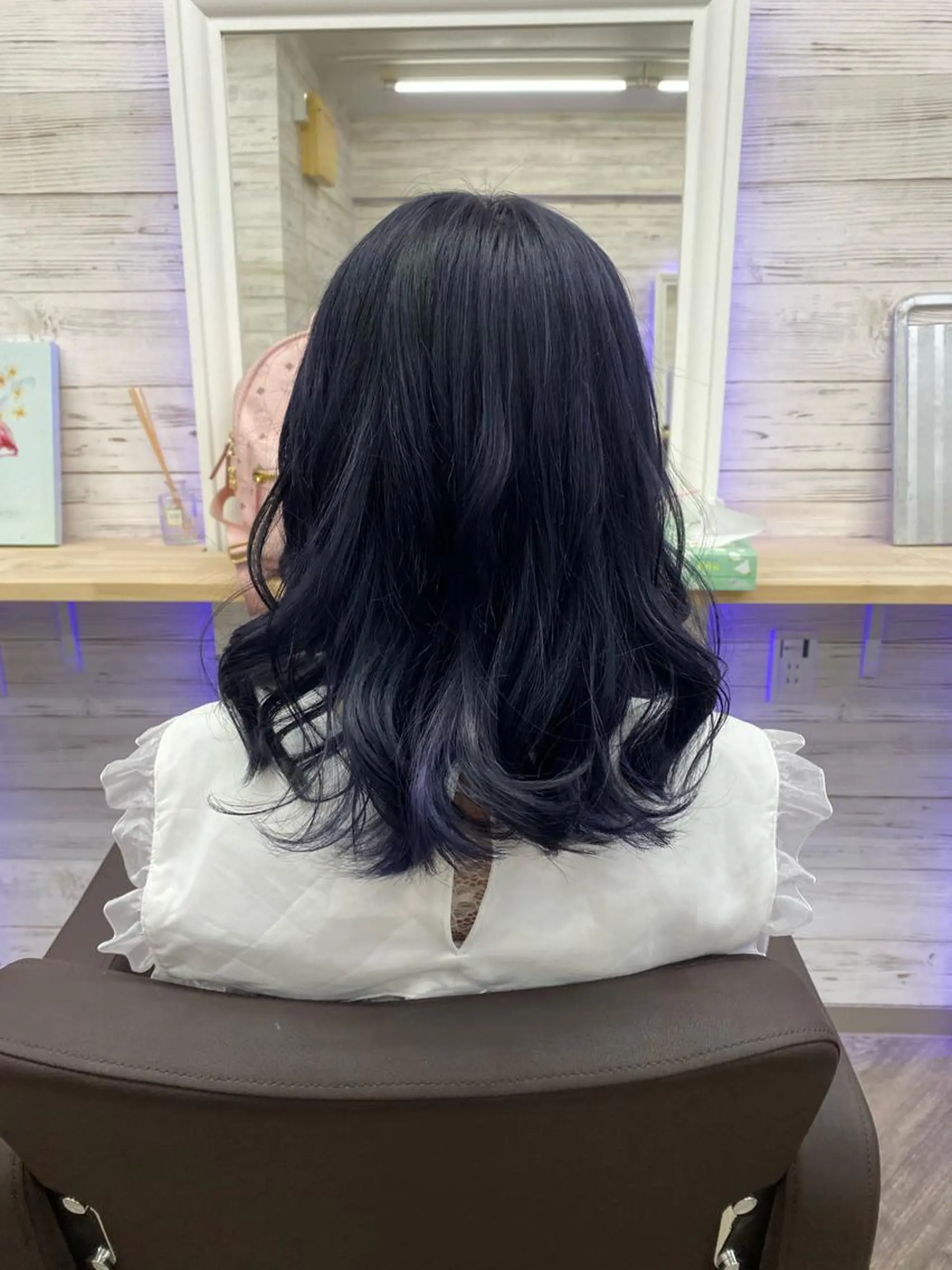 ロング カラー ヘアアレンジ ショートボブ 編み込みエクステ シールエクステ バレイヤージュ 透明感カラー LAVENDIA Azabu所属・LAVENDIA 初音のヘアスタイル