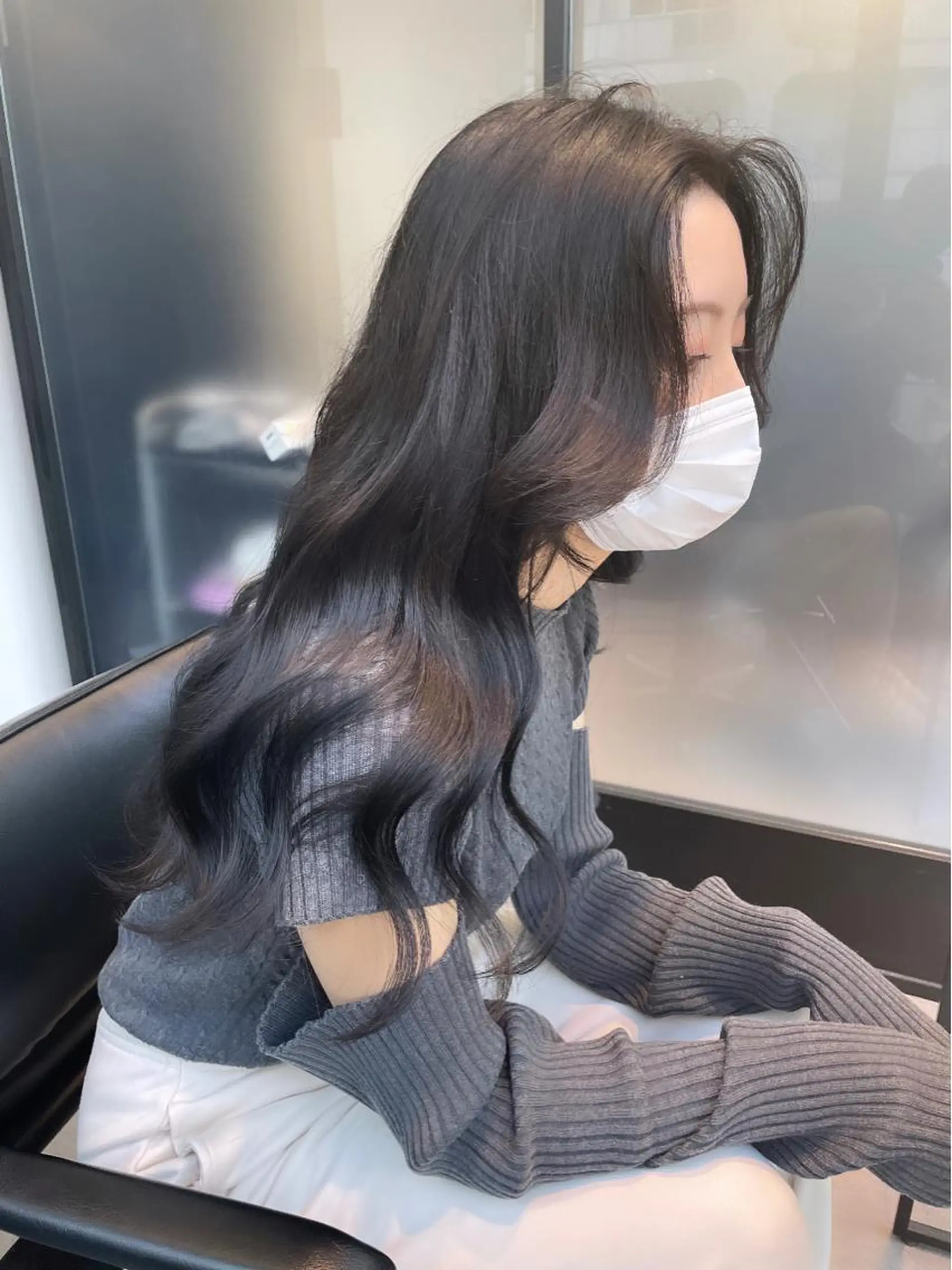 セミロング カラー INTRO.by Fi-Ne所属・韓国ヘア 店長NEGIのヘアスタイル