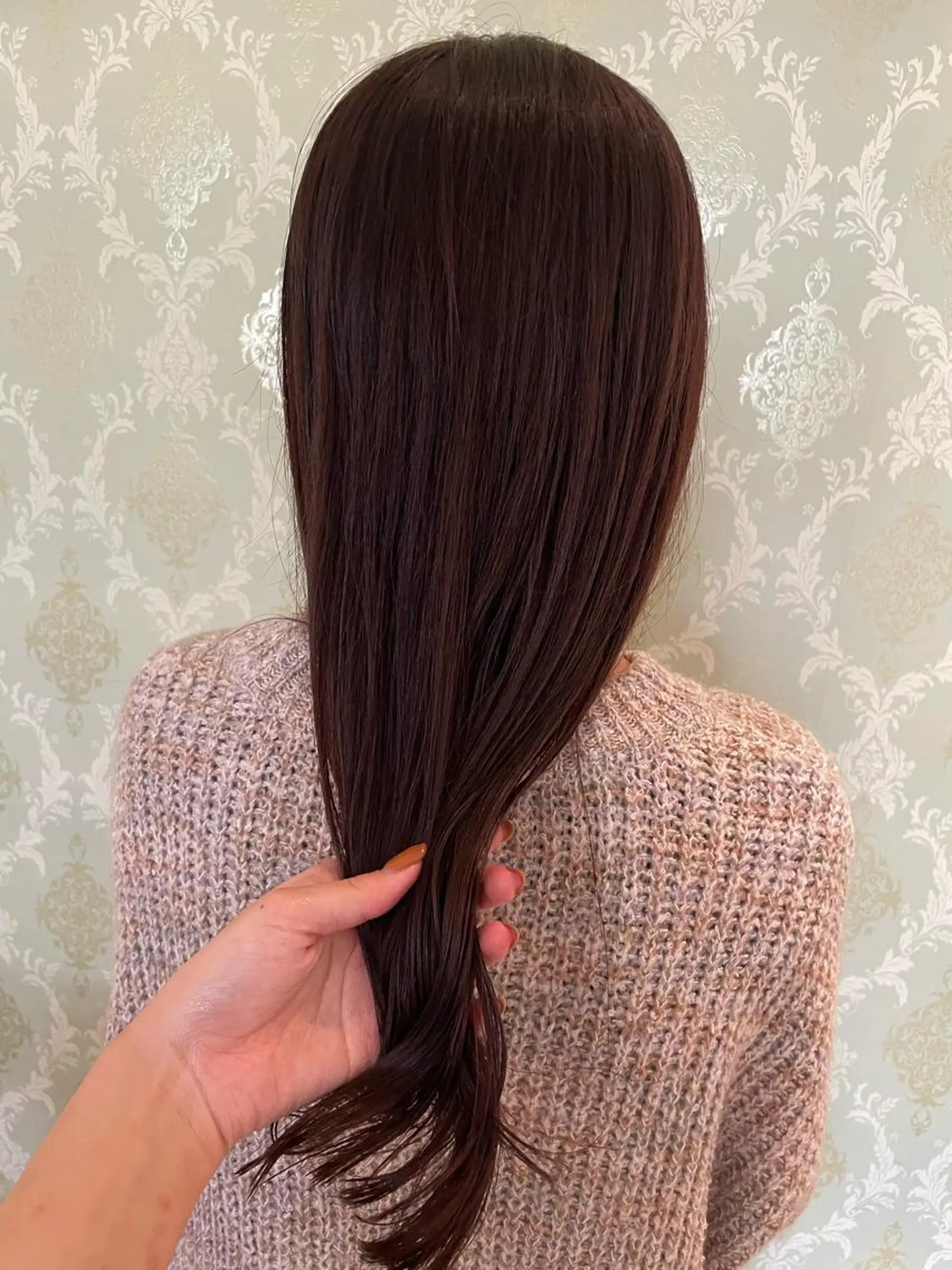 ロング カラー ブラウンカラー ピンクカラー ピンクブラウン 入学式 卒業式のヘアスタイル EARTH中島 秋桜久のヘアスタイル