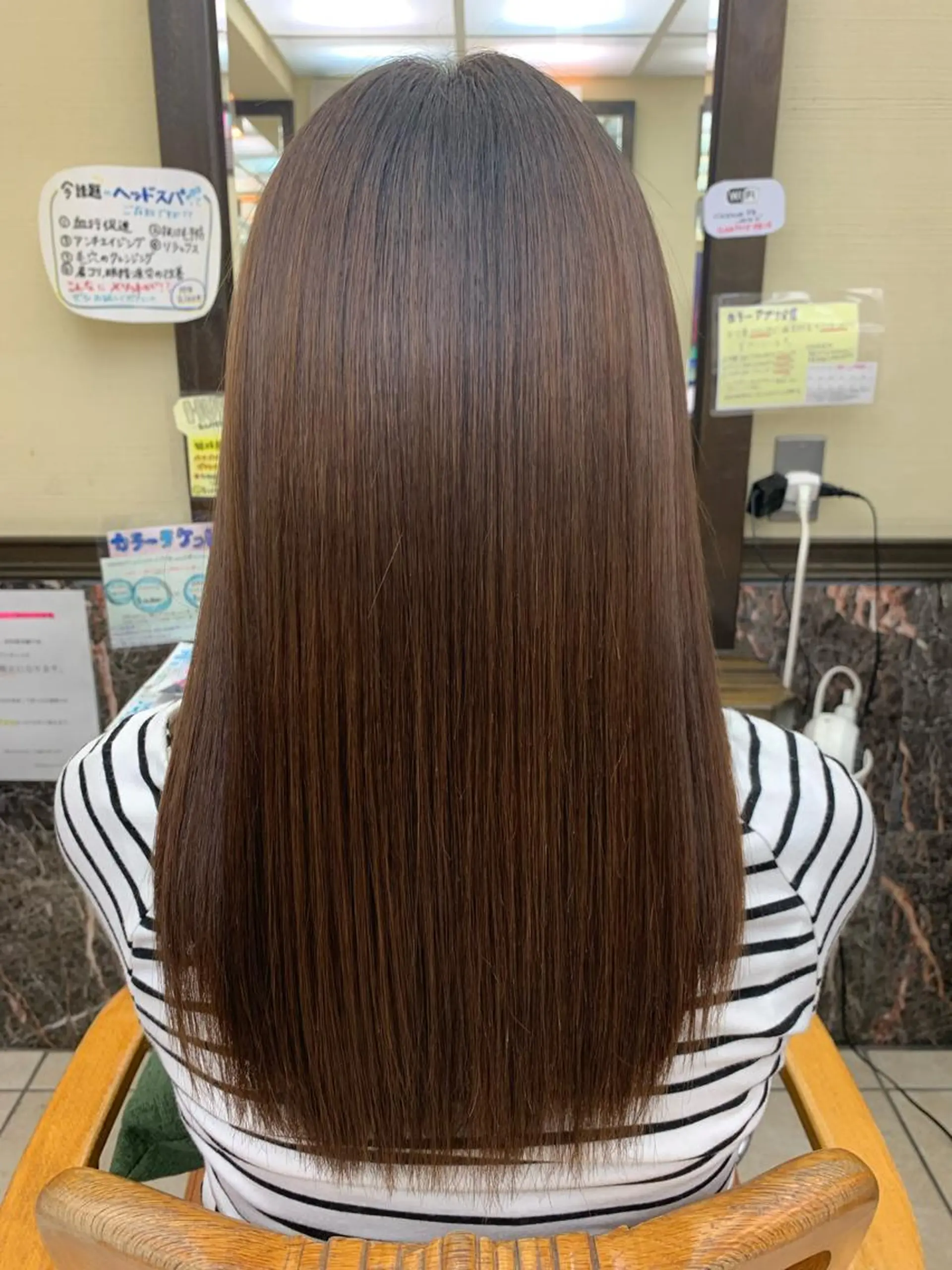 ロング カット 縮毛矯正 トリートメント CLOVER所属・HairSalon CLOVER🍀のヘアスタイル