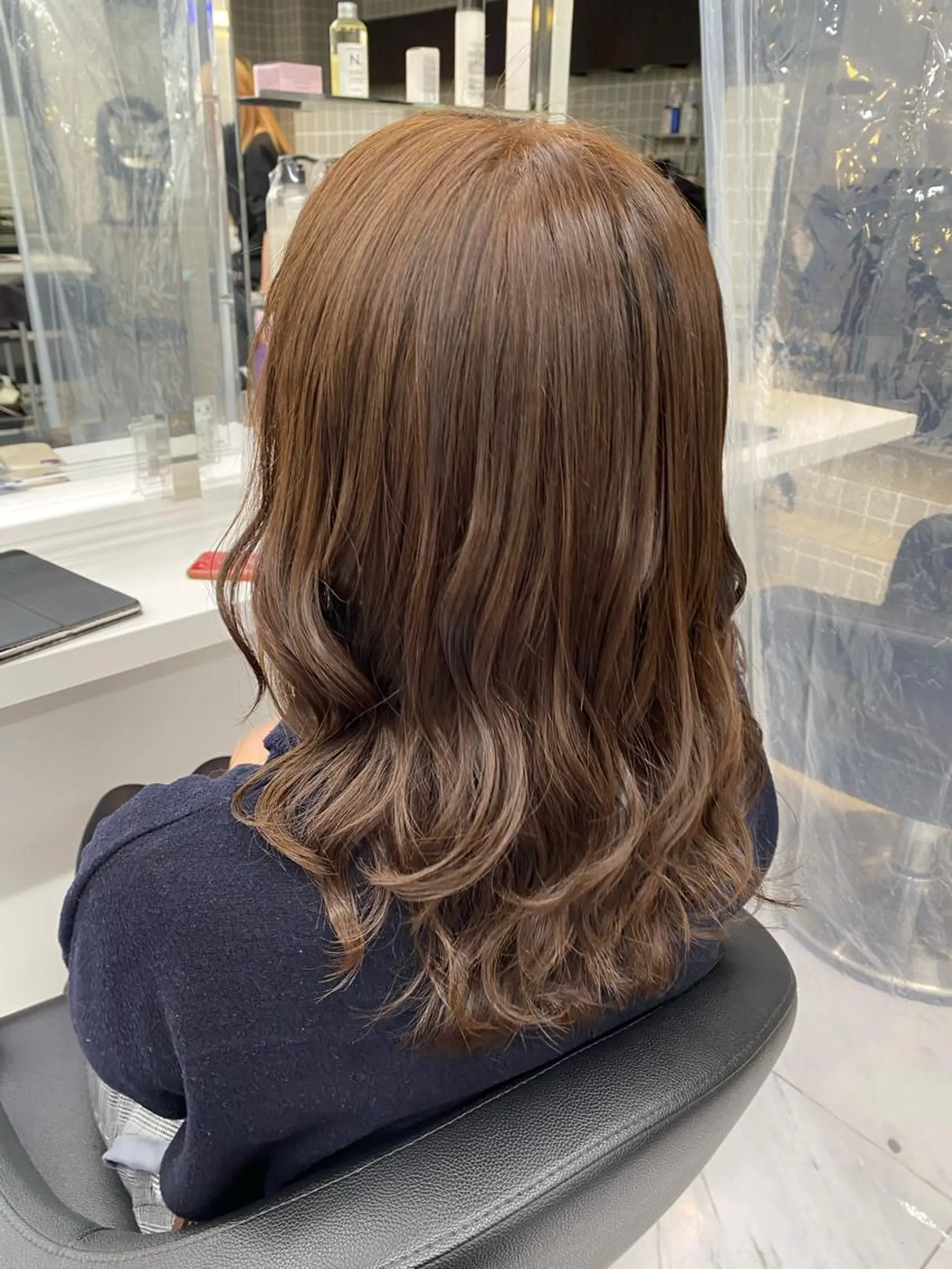 セミロング カラー ヘアアレンジ メンズ特化 水口湧太のヘアスタイル