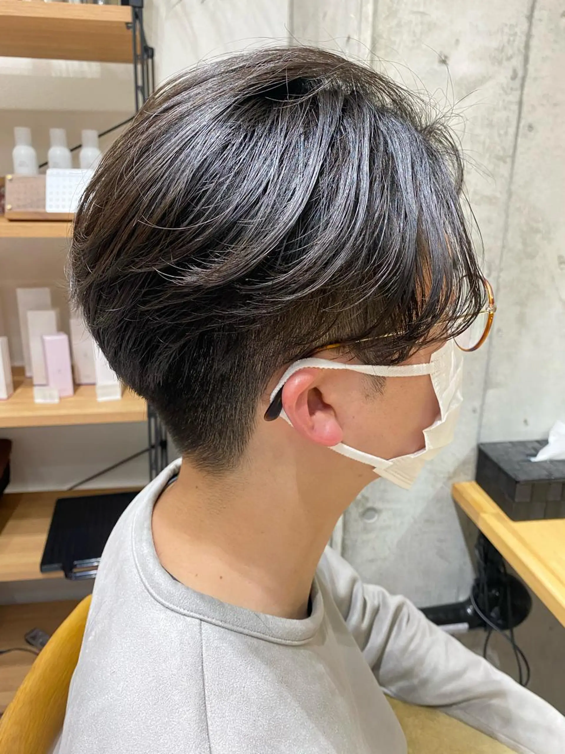 ミディアム パーマ メンズ カット パーマ トリートメント Dxxxx III所属・女性目線の大人 メンズ*Ayakaのヘアスタイル