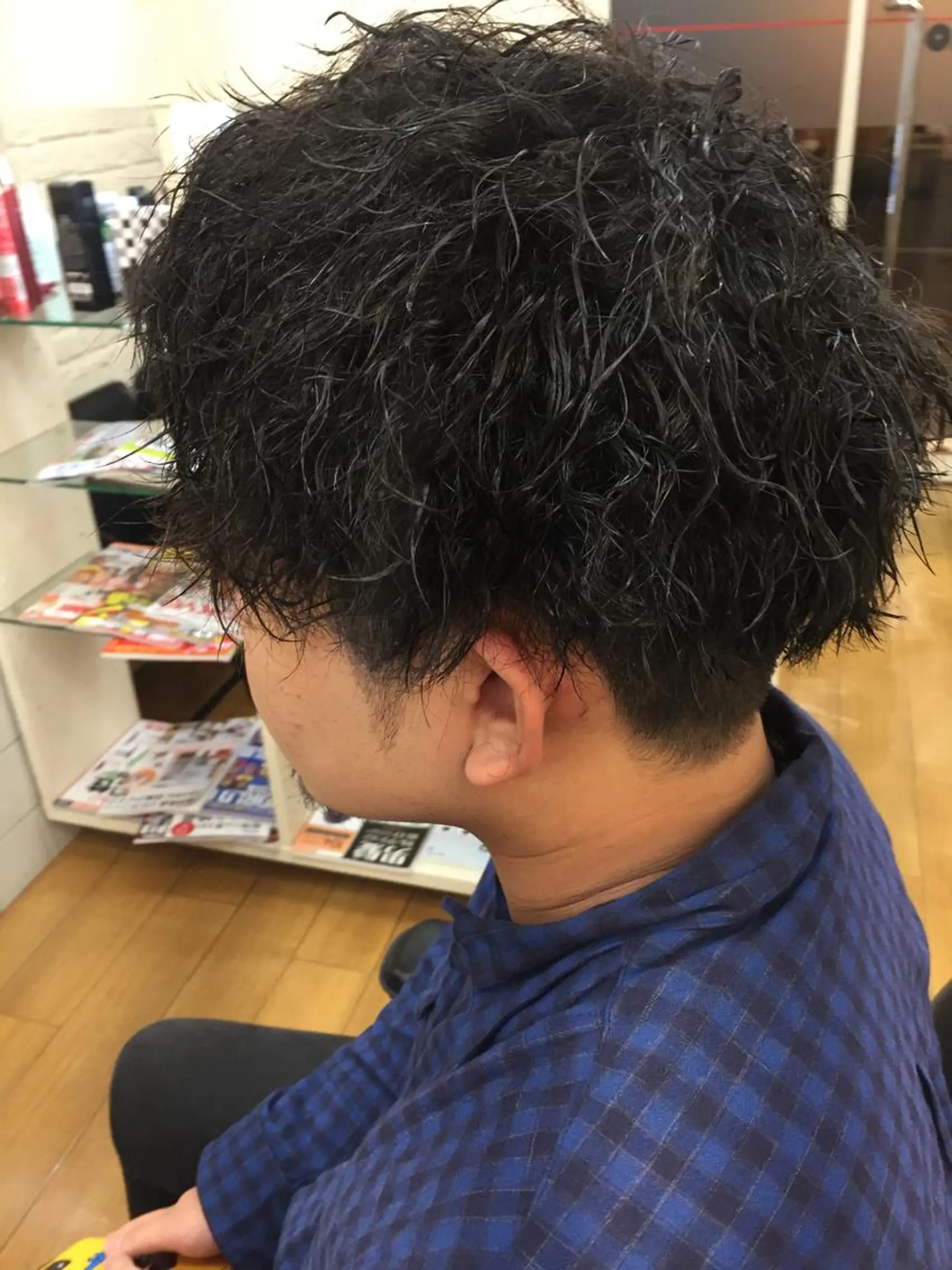 ショート パーマ メンズ BarberTOKUTOKO所属・TOKUTOKO 小野寺のヘアスタイル