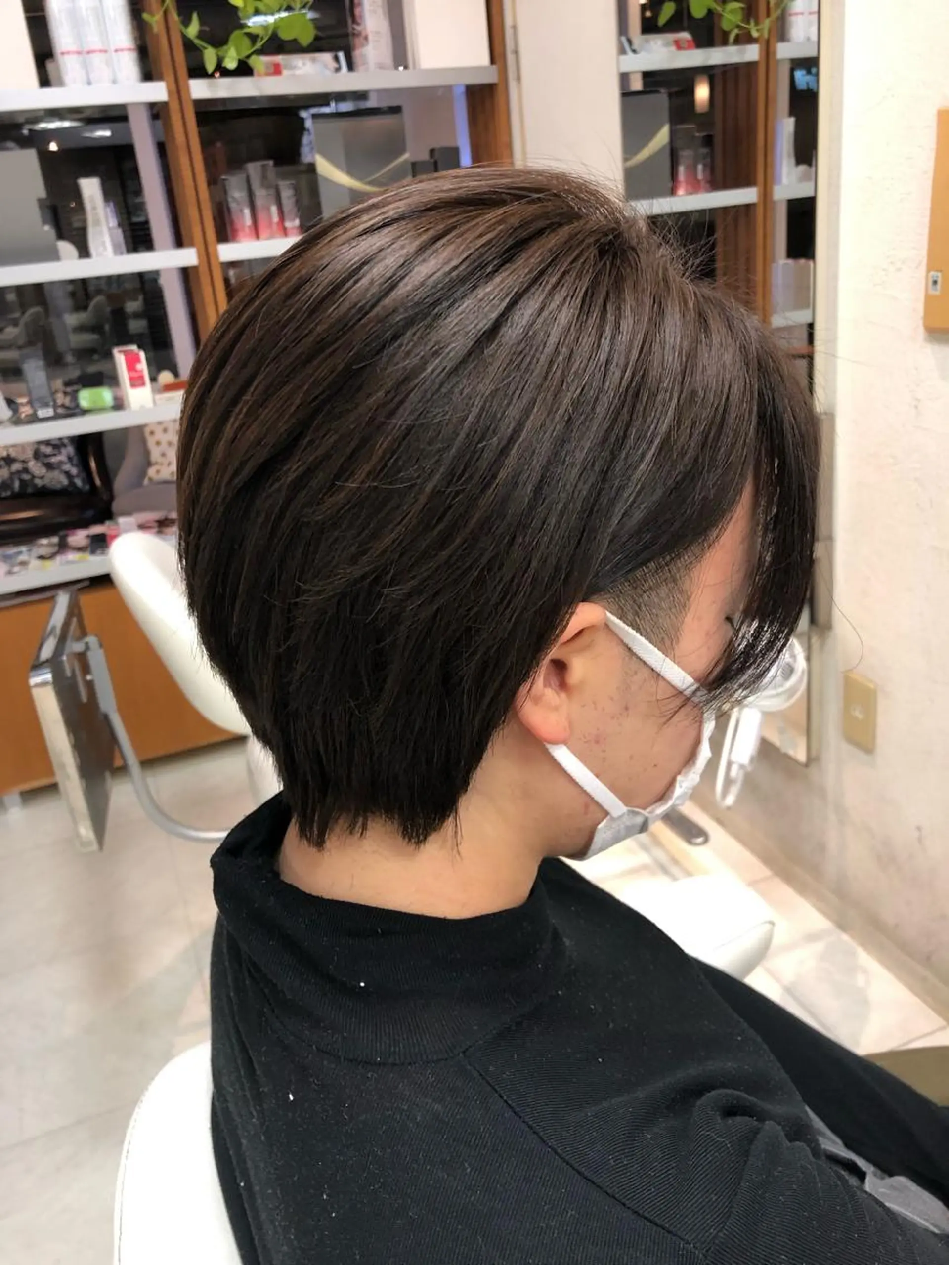 ショート ショートヘア カット 阿部 美咲のヘアスタイル