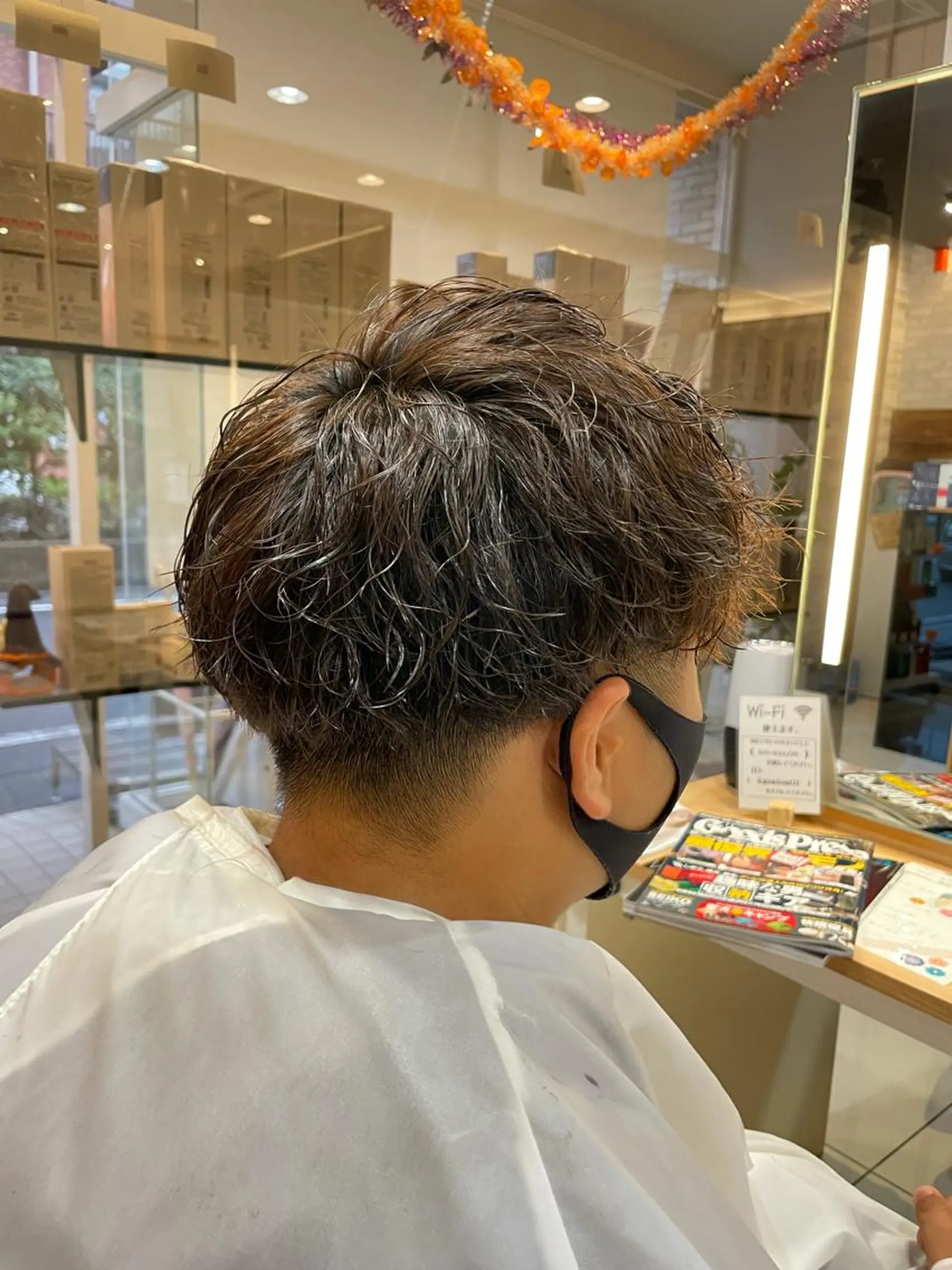 パーマ メンズ ザクザクレイヤー 🍀/ブリーチ/小田のヘアスタイル