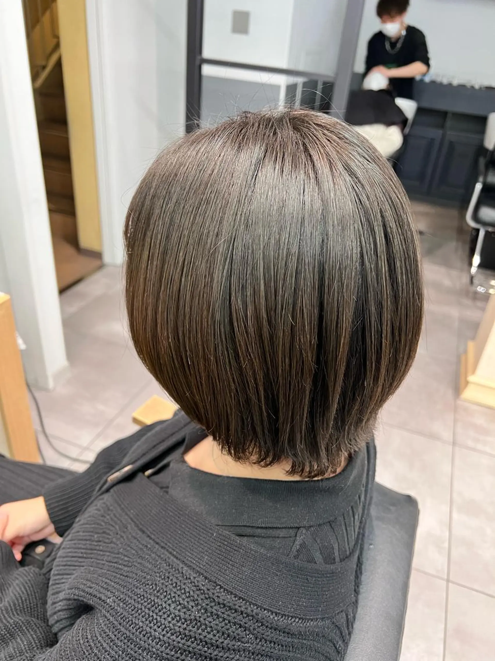 ショート カラー オリーブカラー トリートメント トリートメント 🌞レイヤー×カラー 前川那津美🌞のヘアスタイル