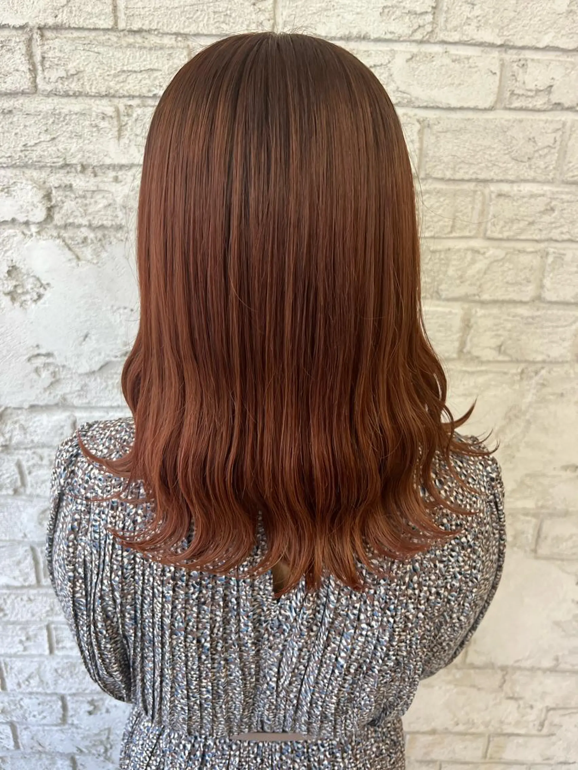 ミディアム カラー ヘアカラー トリートメント エクステ&艶カラー 🎀YURINA🎀のヘアスタイル