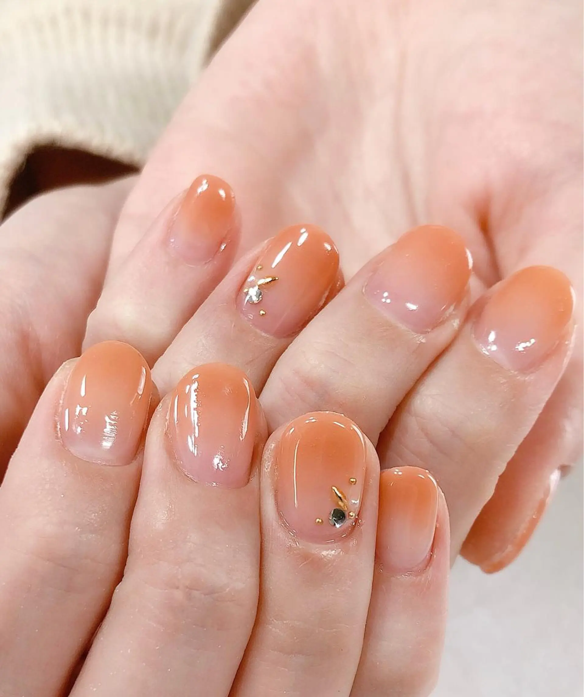 ネイル ジェルネイル シンプルネイル 東 千夏のネイルデザイン