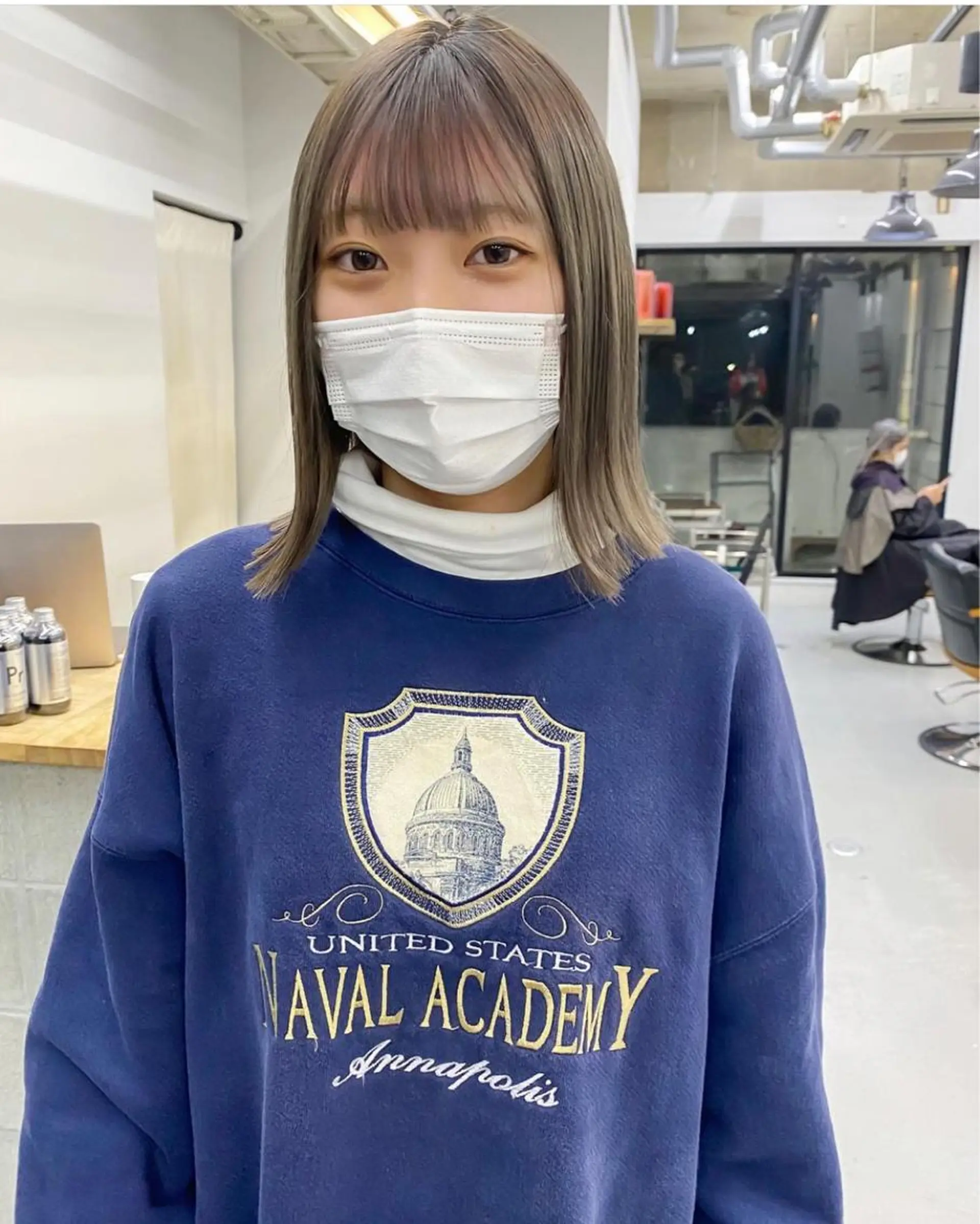 ミディアム スパイキーショート パーマ　具志堅　太志のヘアスタイル