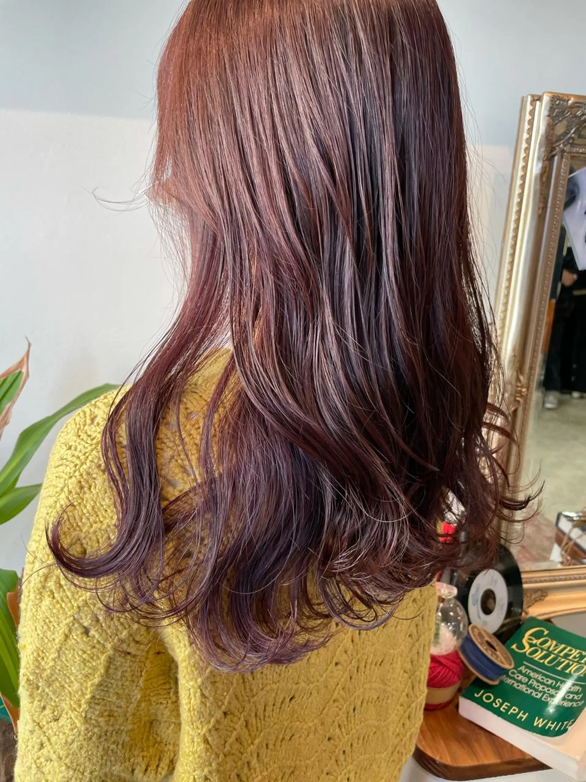 セミロング カラー ピンクカラー バイオレットカラー ヘアカラー トリートメント 💐パーソナルカラー /市橋加菜💐のヘアスタイル