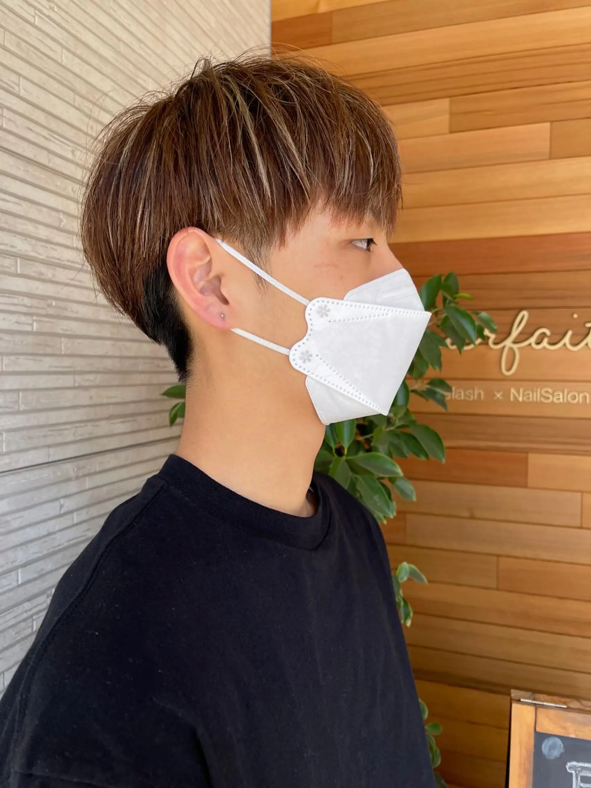 カラー メンズ メンズハイライト ハイライトカラー カット ヘッドスパ 【AMANEQ】 yuka🦋のヘアスタイル