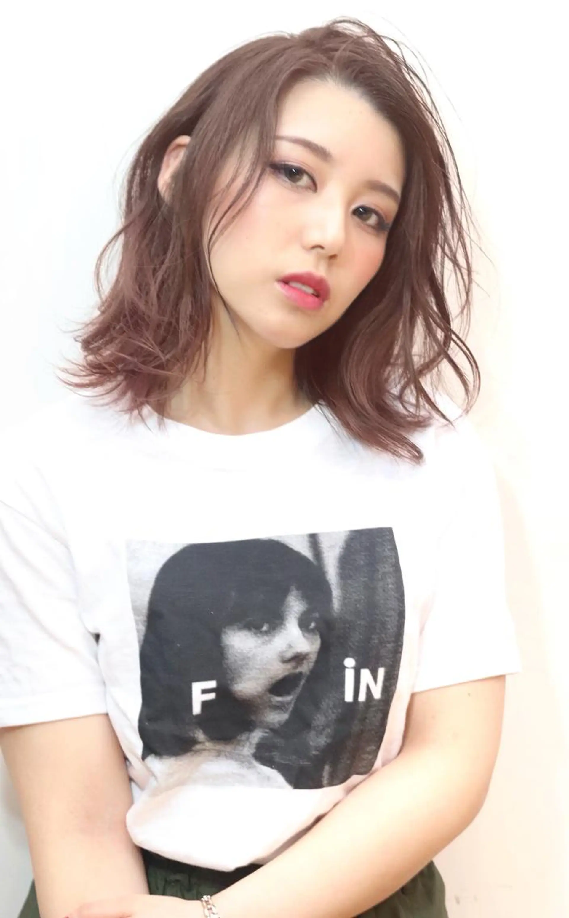 ミディアム カラー 🤲ヘッドスパ🤲 たにぐちあつし🤲のヘアスタイル