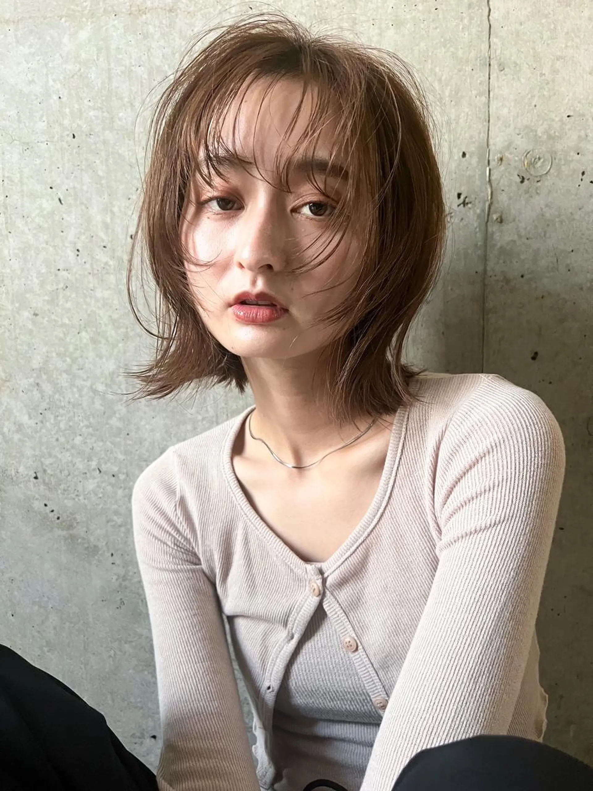 ミディアム ヘアカラー トリートメント アヴァンス 広島本通のヘアスタイル