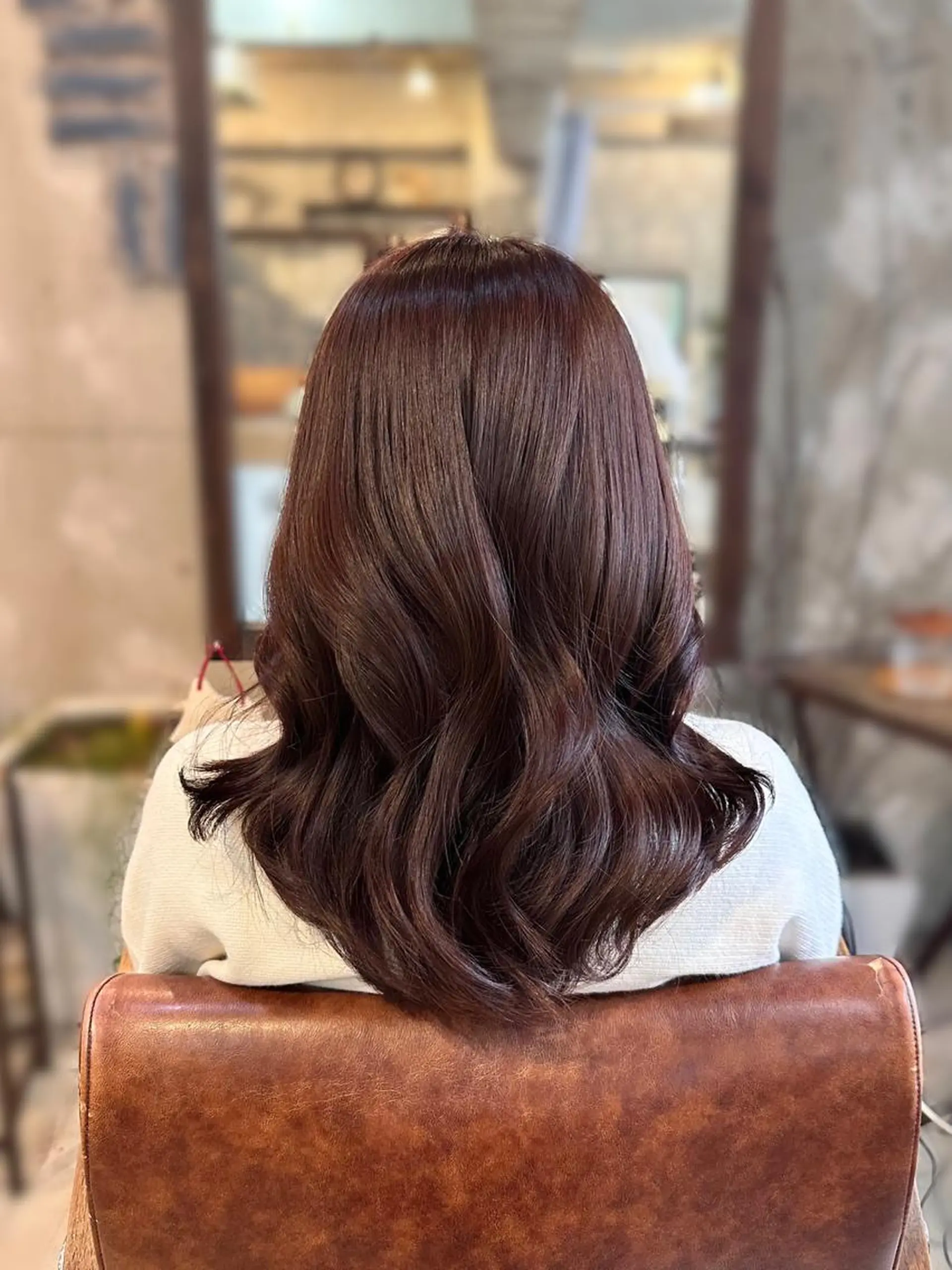 セミロング カラー ヘアカラー Hair Atelier P's 【ピース】所属・Kaori / P’s 渋谷のヘアスタイル