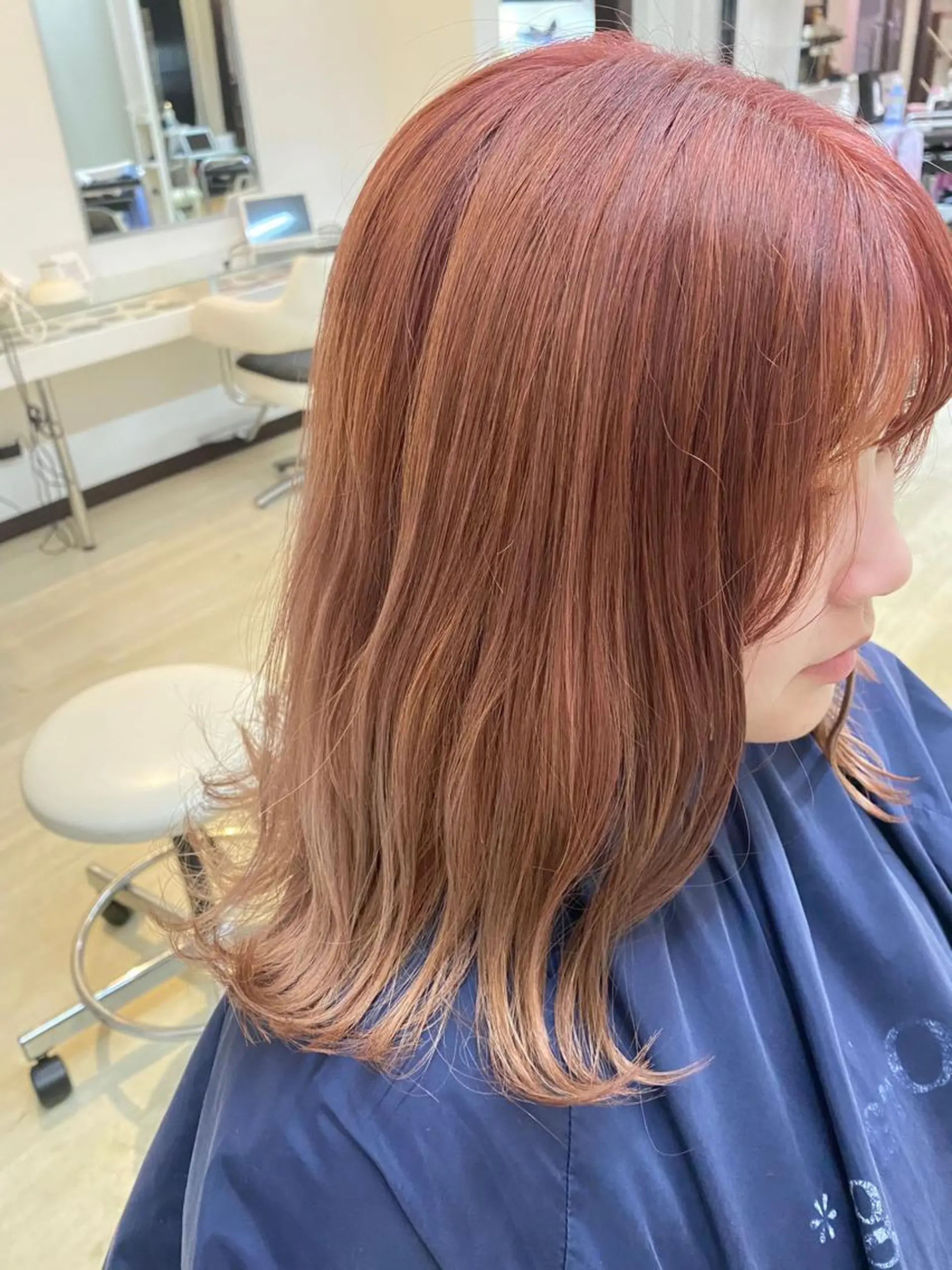 セミロング カット ヘアカラー トリートメント agu hair mieux所属・見川 ヒカルのヘアスタイル