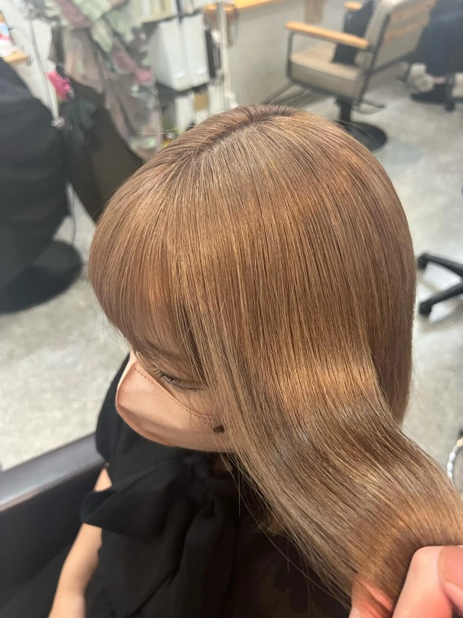 ミディアム カット ヘアカラー 💍オイカワ リュウジ💍のヘアスタイル