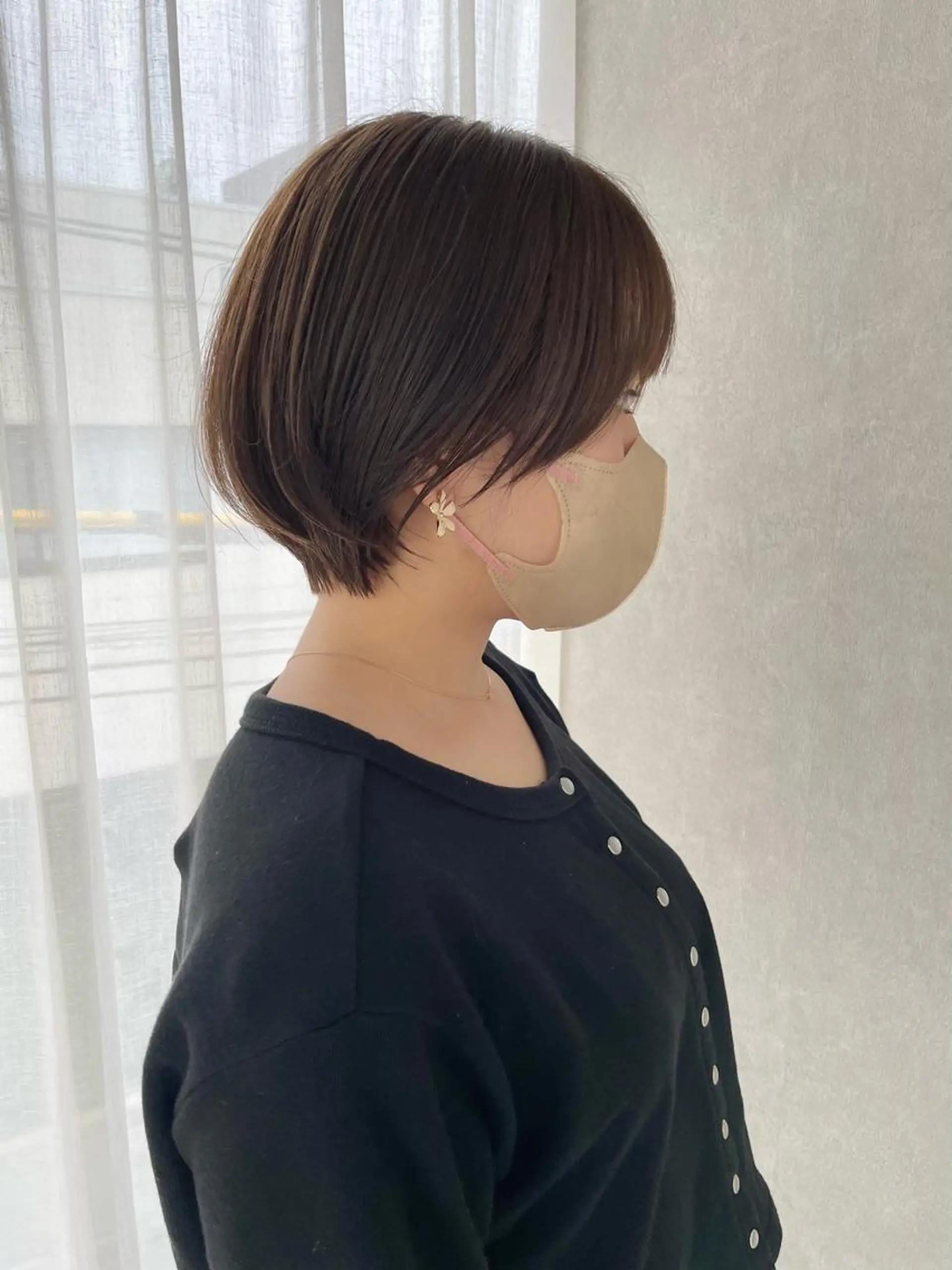 ショート カラー sea by luvismけやき通り2号店所属・ボブ/ショート/ 縮毛矯正/岸本恭明のヘアスタイル