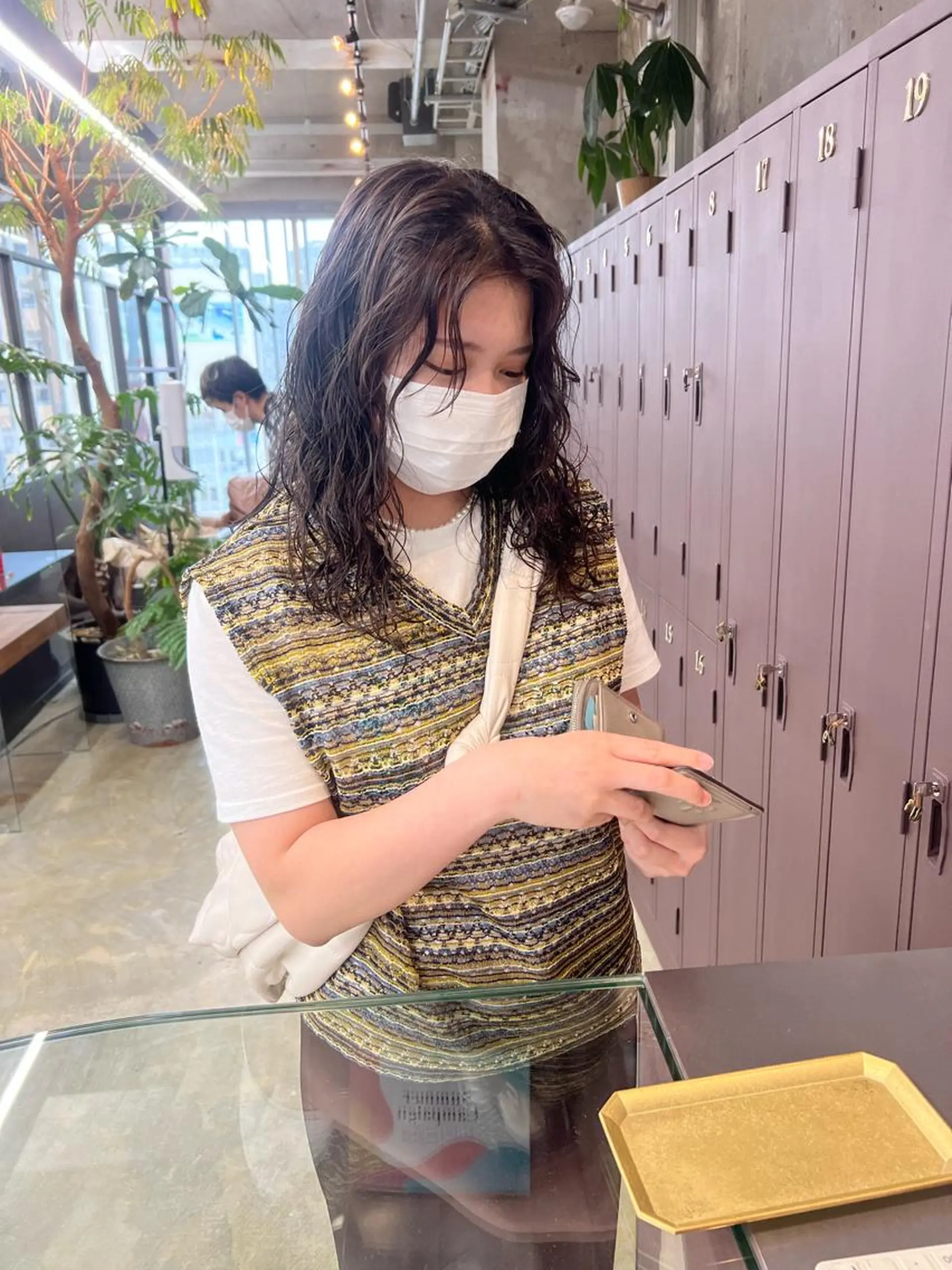 ロング パーマ ロング カット パーマ 水野 雪 /パーマ/暖色カラーのヘアスタイル