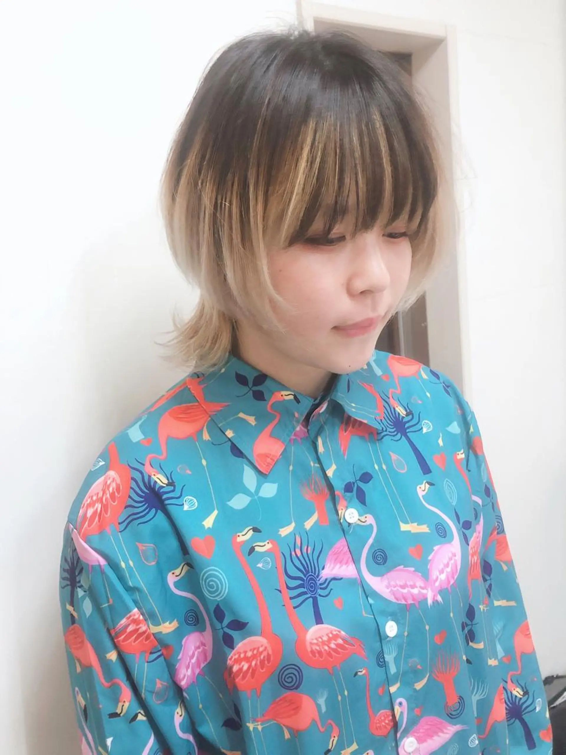 ショート カラー ショートボブ縮毛矯正 髪質改善のプロ山道潤のヘアスタイル