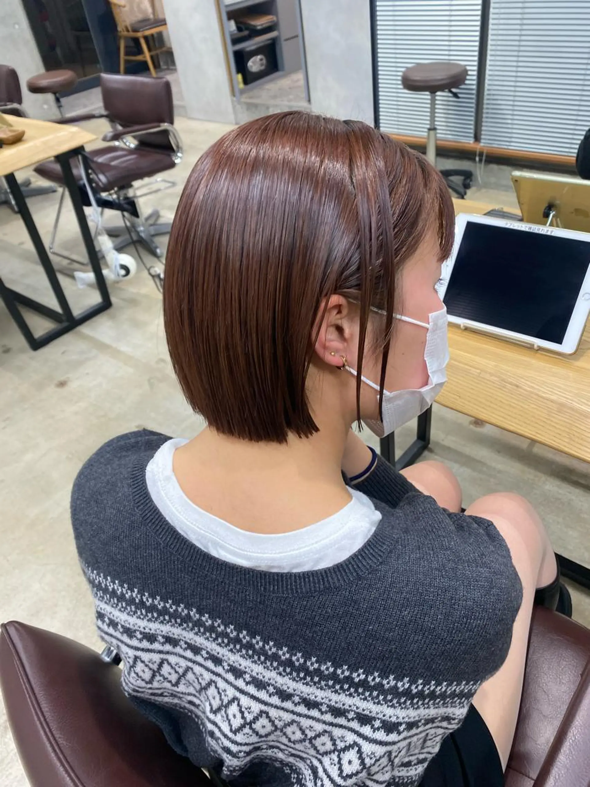 ショート カラー ボブ Yahiko ハイトーンのヘアスタイル