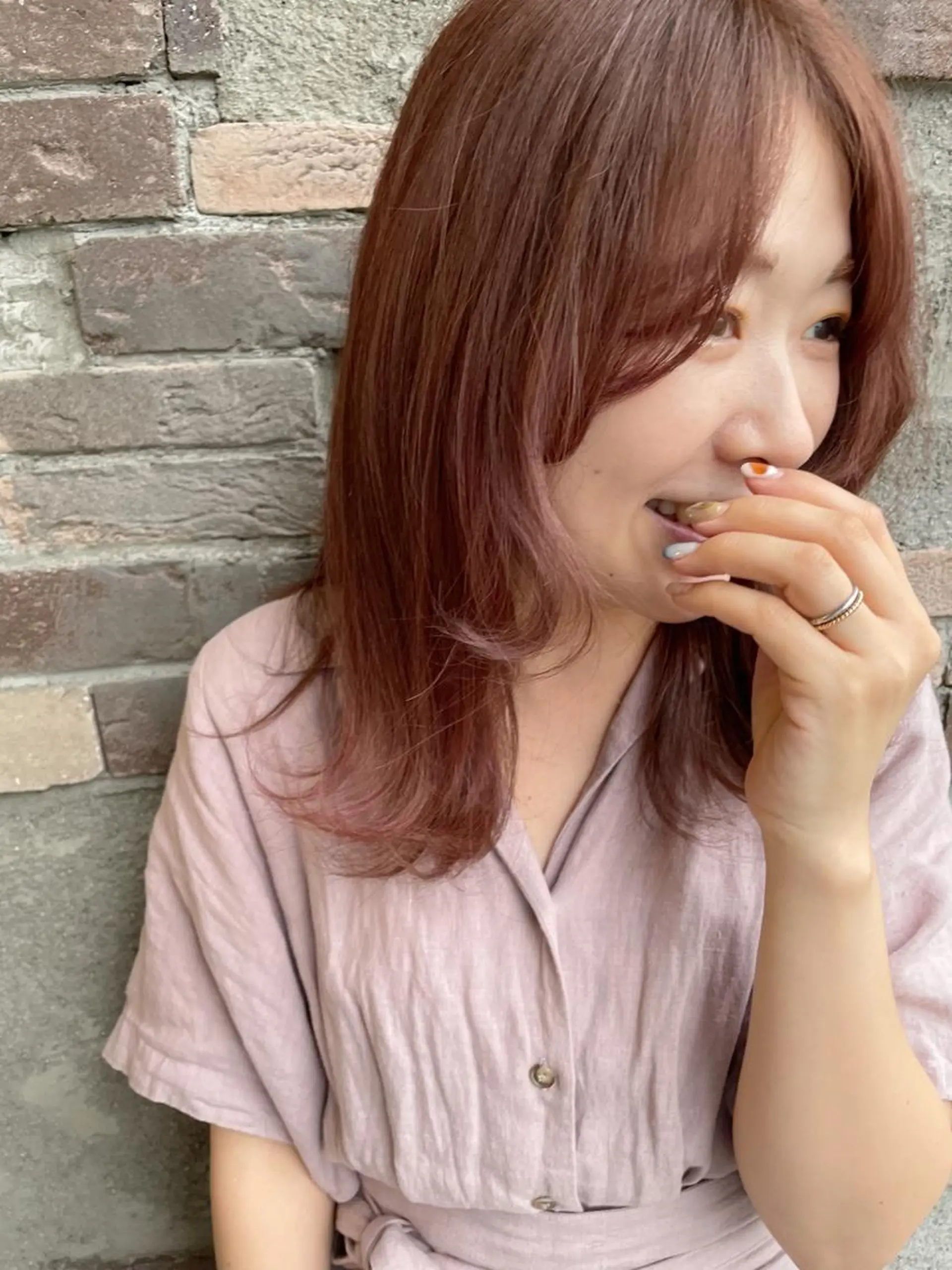 ミディアム カラー gram岡崎南 KYOKOのヘアスタイル