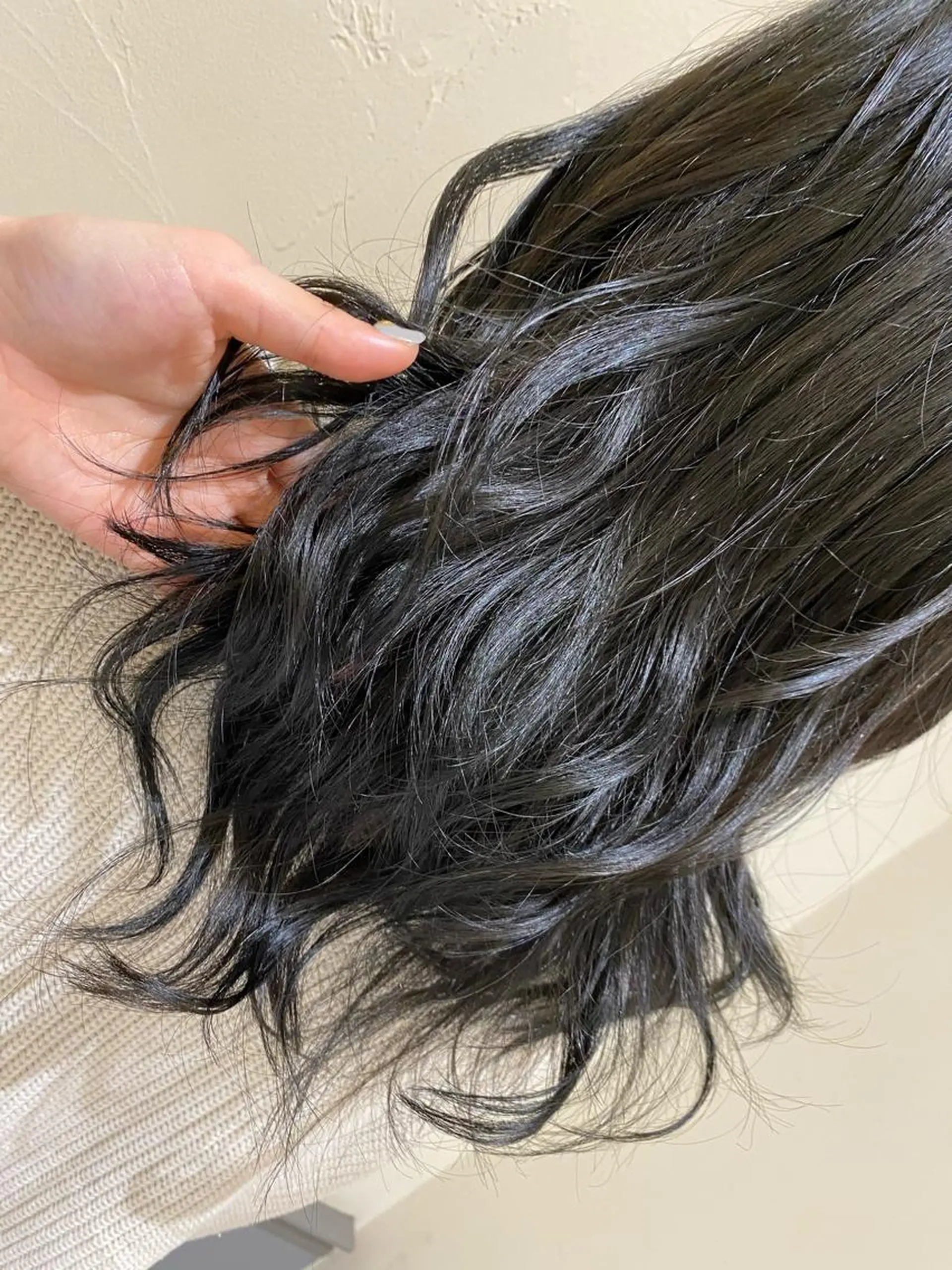 ロング カラー 黒髪 ブルーカラー ブルーブラック ✳︎SERA✳︎ 平日のみご案内のマツエク・マツパデザイン