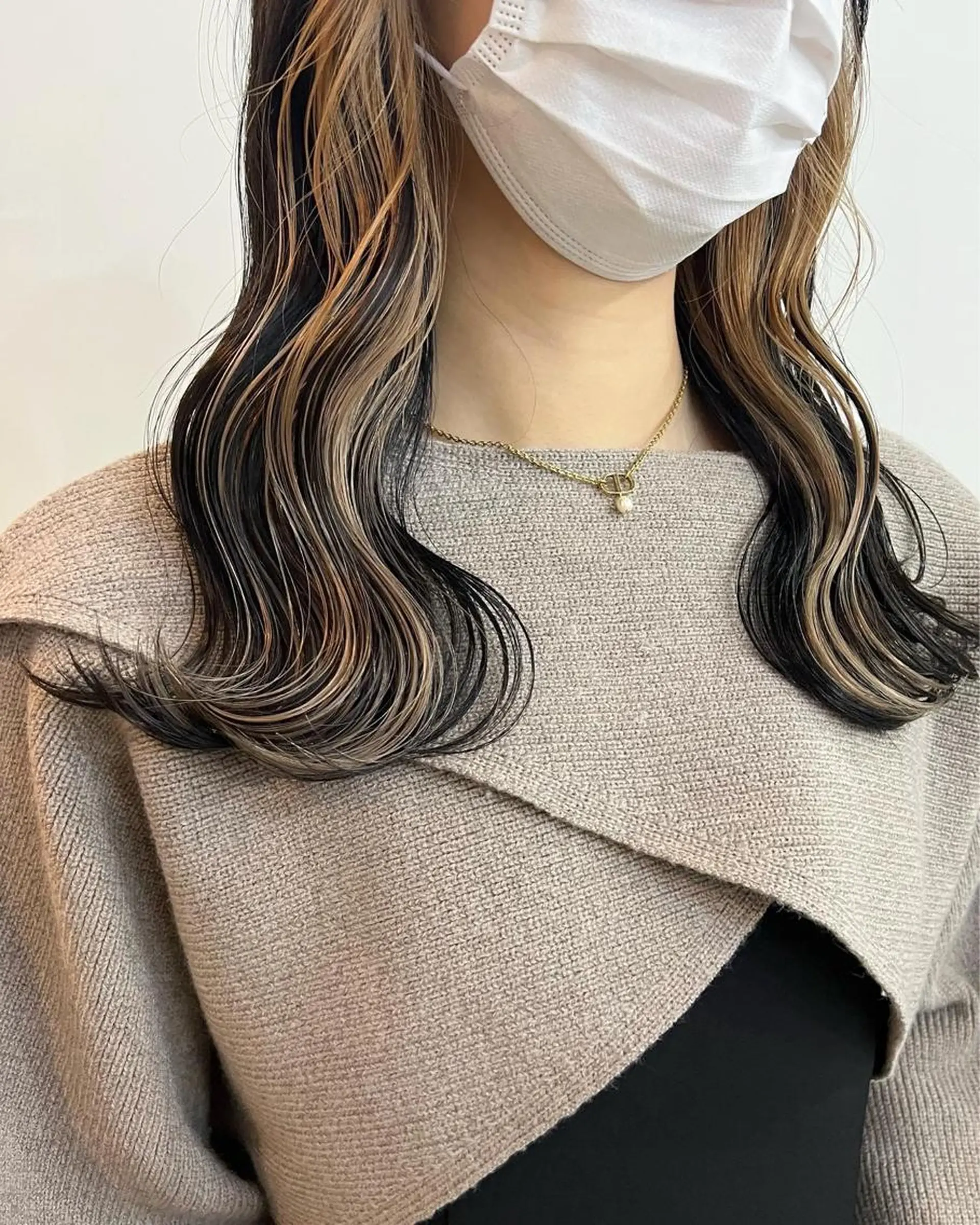 カラー ヘアカラー トリートメント 切りっぱなしボブ/ ブリーチカラー/大塚のヘアスタイル