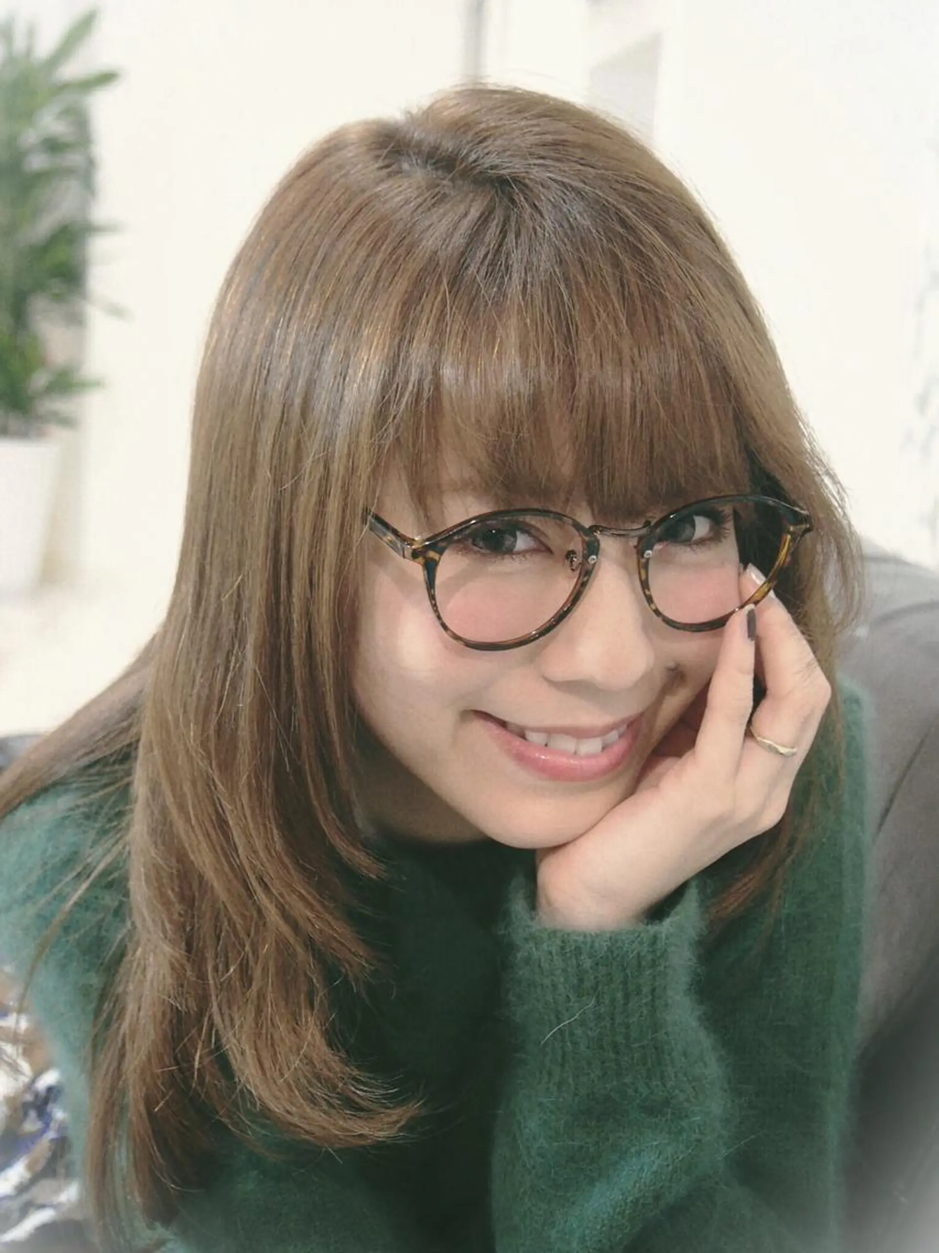 ロング カラー 藤本 憲吾のヘアスタイル