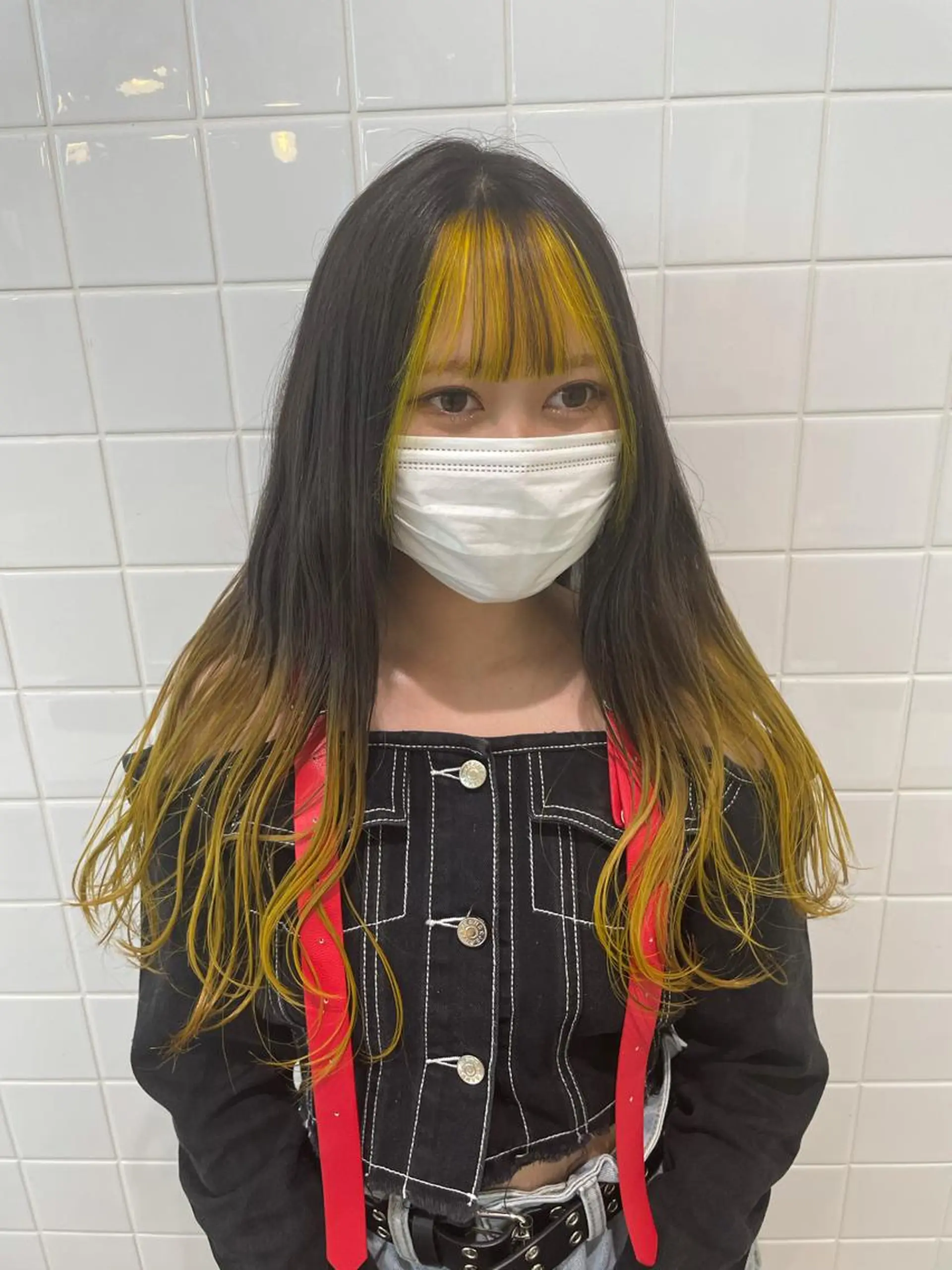 ロング カラー インナーカラー ヘアカラー hair&nail ☯️アイリ☯️のネイルデザイン