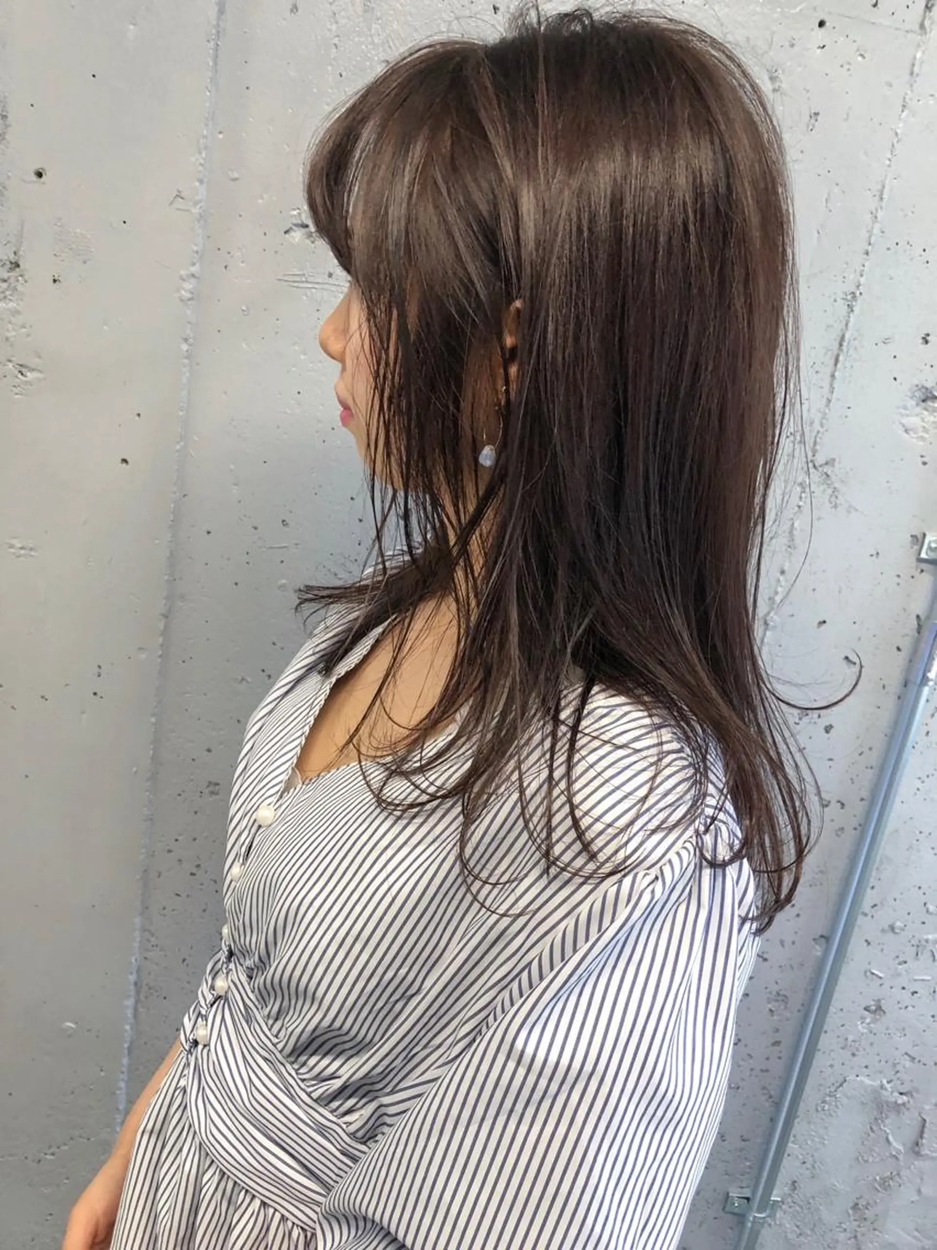 ロング カット ヘアカラー トリートメント nessヤマサキ リュウタのヘアスタイル