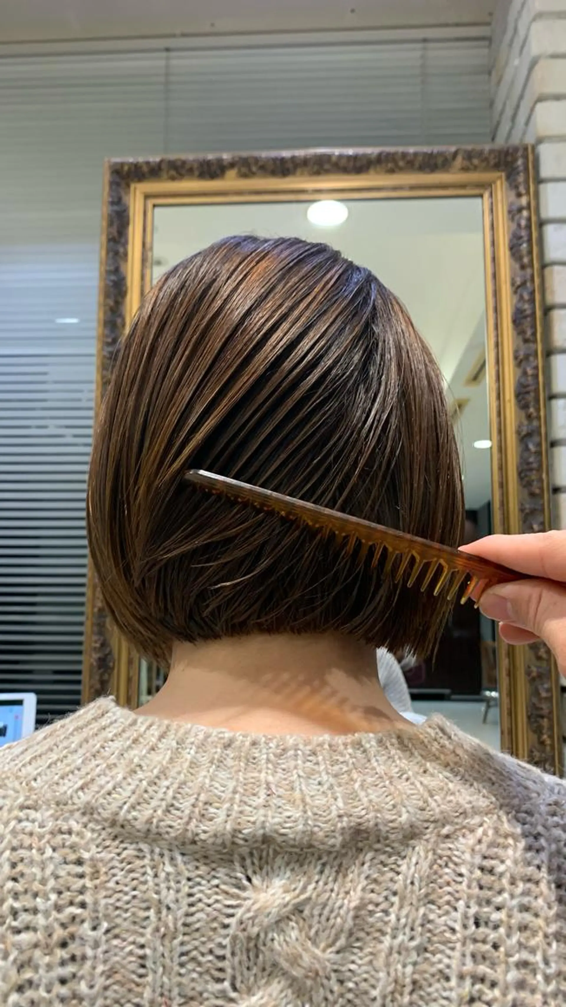 ショート ボブ タンバルモリパーマ 礒井メンキのヘアスタイル