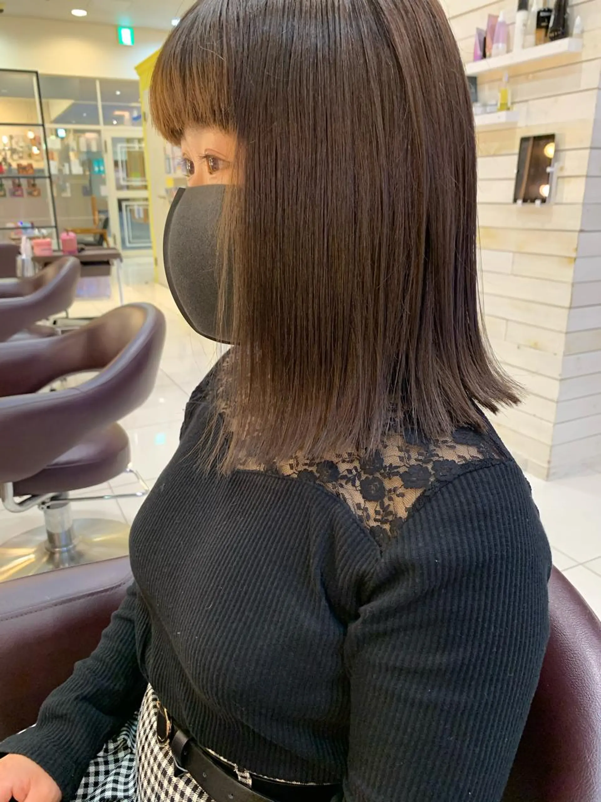 カラー 黒田瀬奈/ボブ まろやかベージュのその他イメージ