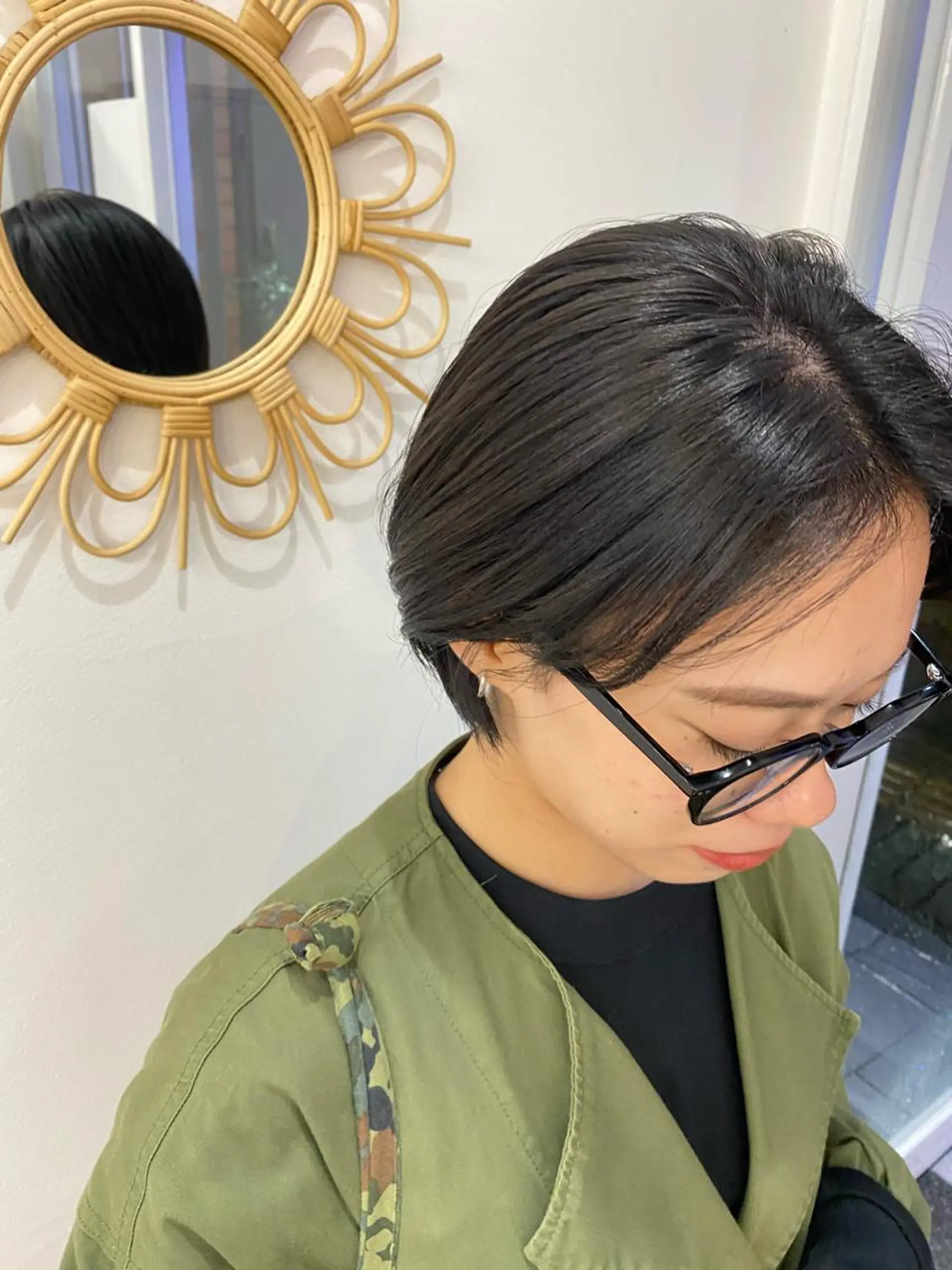 ショート カラー 透明感カラー ヘアカラー ボブ/ハイトーン REINAのヘアスタイル