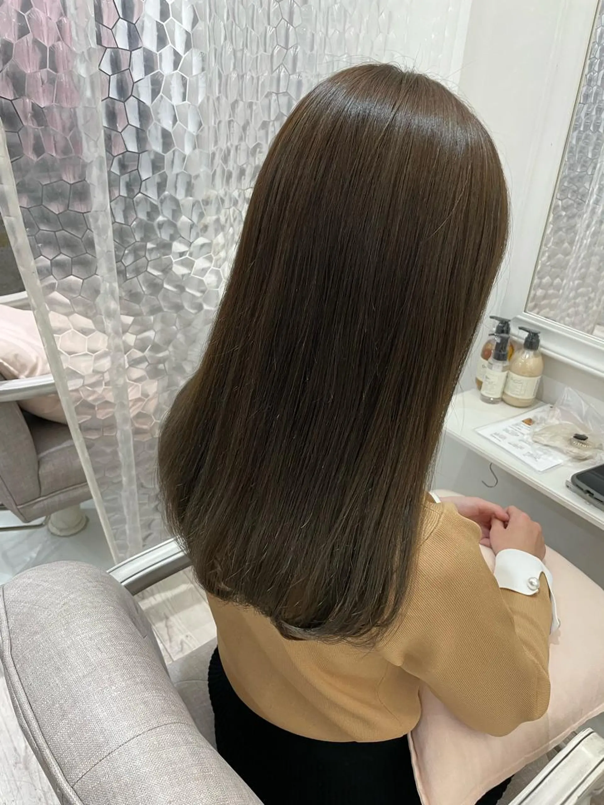 ロング カラー カット ヘアカラー HARUKA韓国ヘア /Luana梅田のヘアスタイル