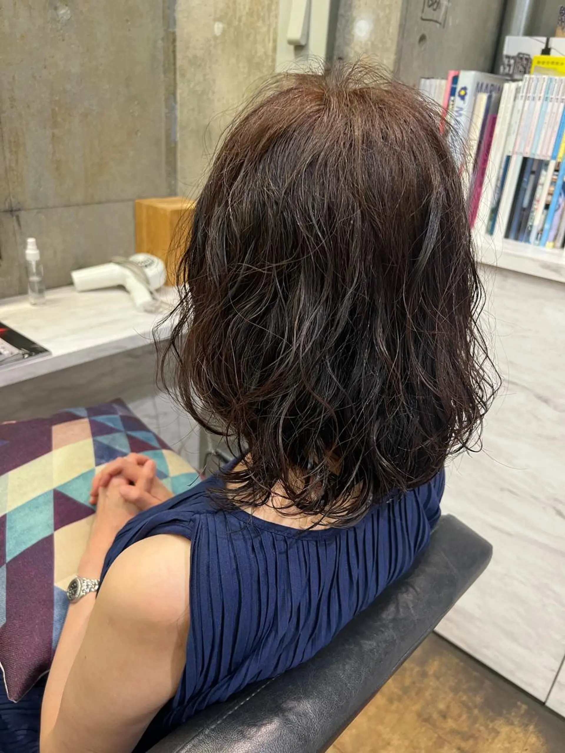 ミディアム パーマ ミディアムパーマ パーマ ROBBY所属・松井美樹/似合わせ ガーリー・韓国のヘアスタイル