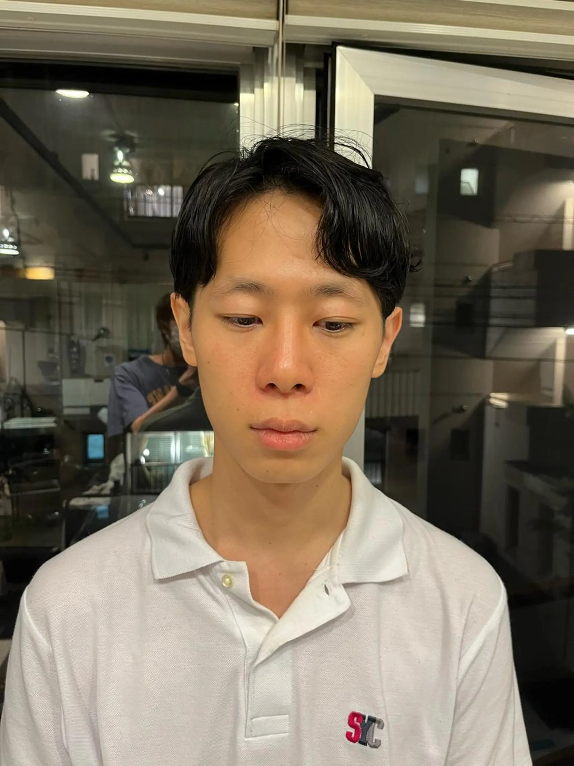 ショート メンズ ベージュ/グレージュ 恵比寿/丸山陽平のヘアスタイル