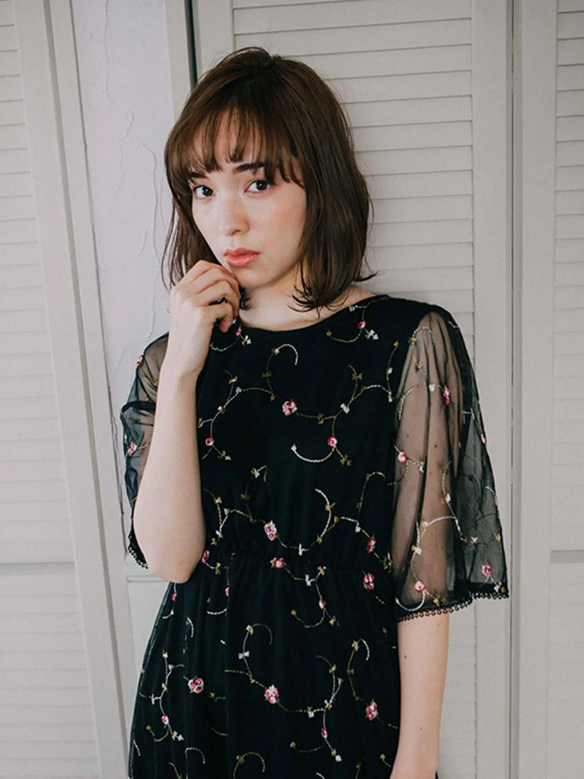 ミディアム カラー パーマ 【公式】amble luxe池袋東口🩷のヘアスタイル