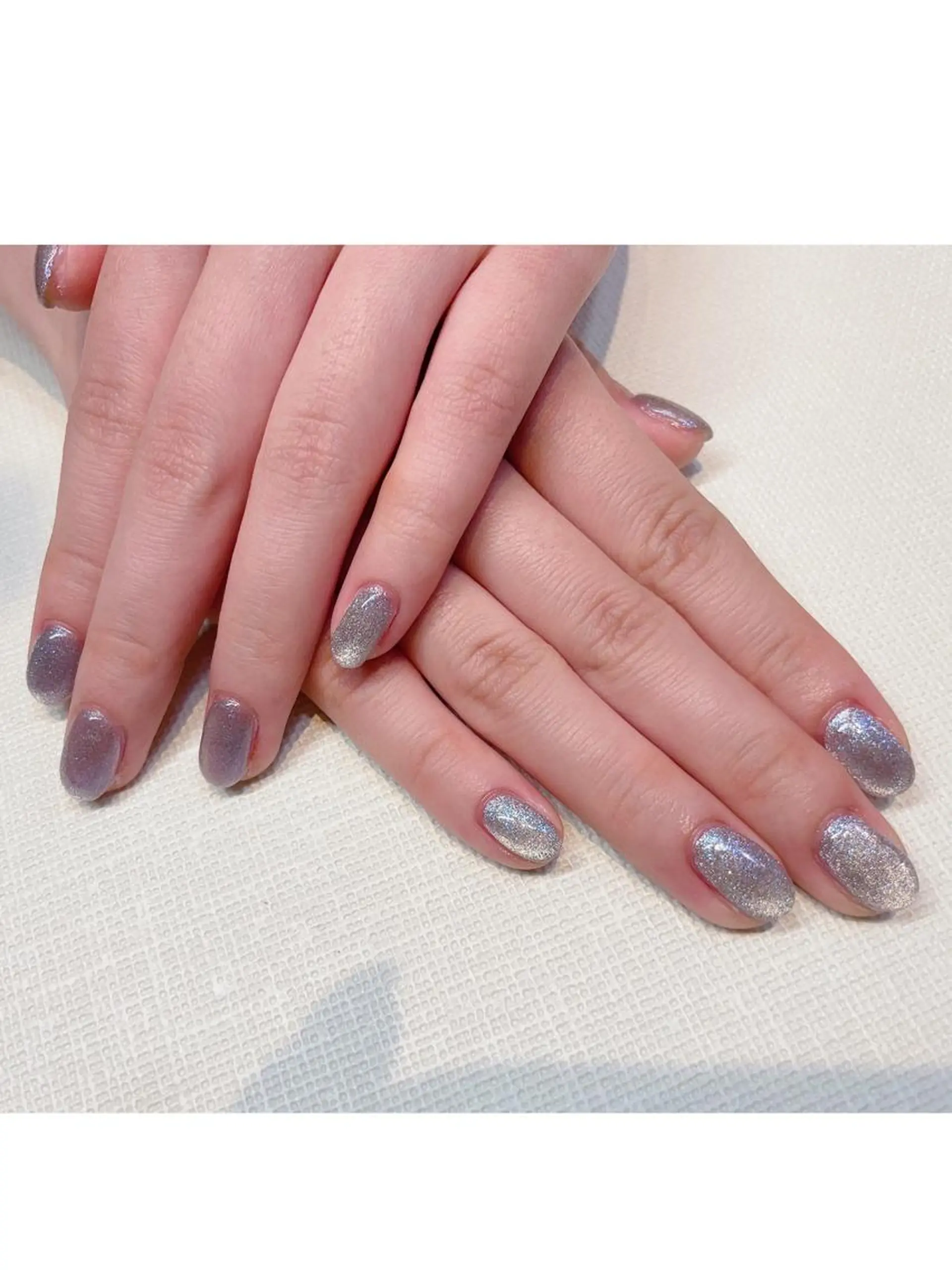 ネイル ブルー マグネットネイル ハンドネイル NAIL GALLERY Avant【アヴァン】伊丹店所属・Avant Sakiのネイルデザイン