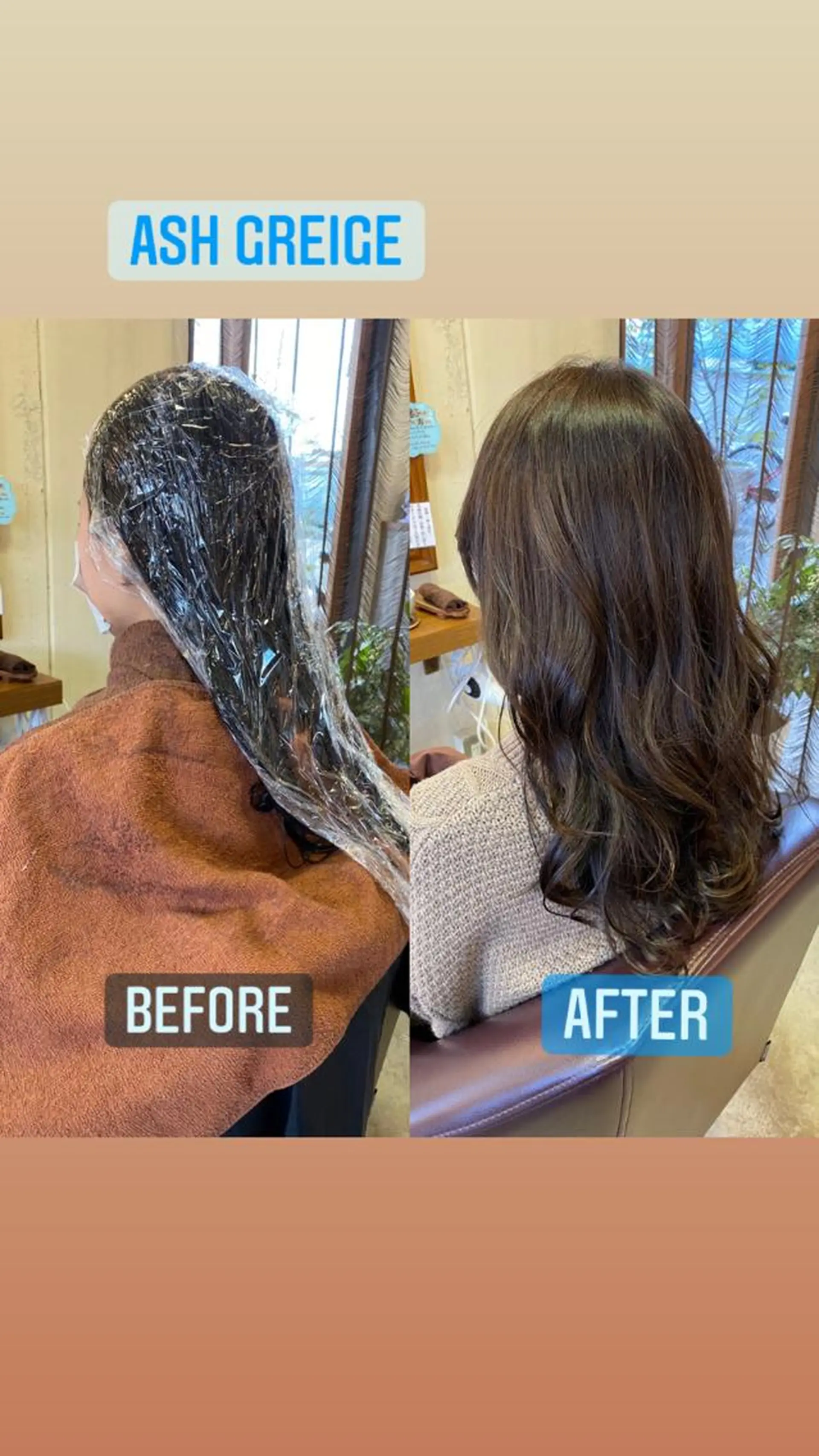 ロング カラー ヘアアレンジ アッシュ アッシュグレー アッシュグレージュ 透明感カラー グレージュ カット ヘアカラー トリートメント SALOWIN京都河原町Suite店所属・外国人風レイヤー/ ハイトーンSHUのヘアスタイル